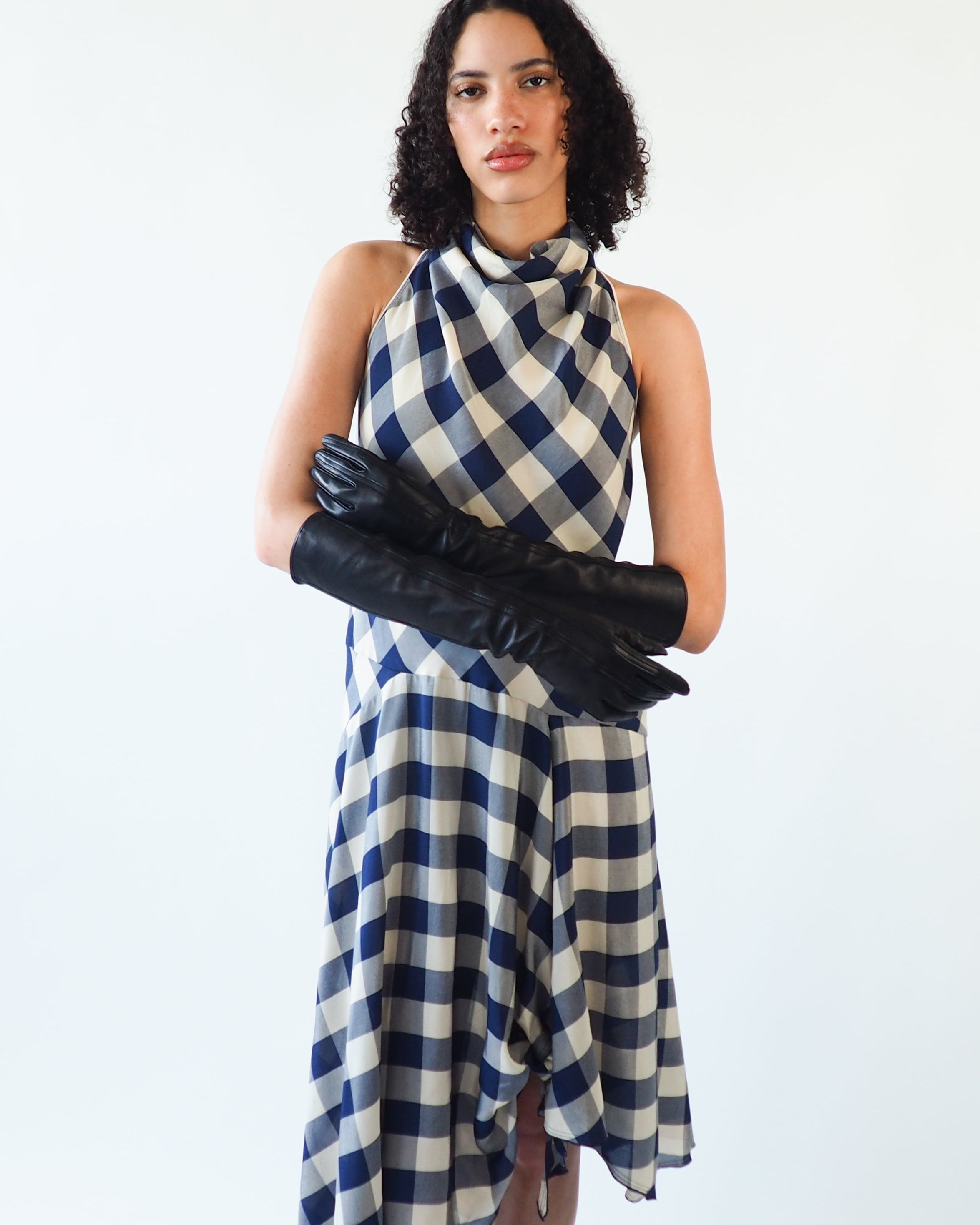 Racing Gloves in Black Nappa Lambskin - CLYDE