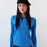Sazy Beret in Black Wool - CLYDE