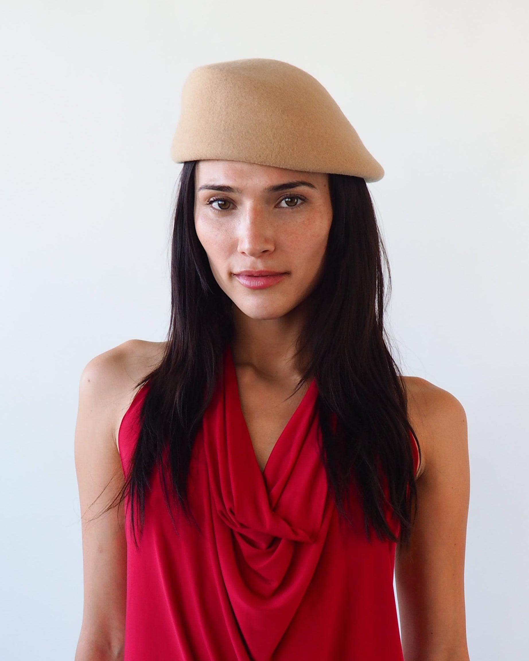 Sazy Hat in Camel Wool - CLYDE