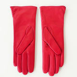 Short Racing Gloves in Racer Red w. Black Stripes - CLYDE