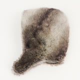 Sno Hood in Grey Faux Chinchilla