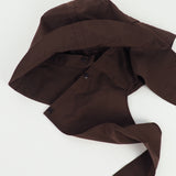 Swim Bucket in Brown Nylon