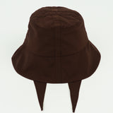 Swim Bucket in Brown Nylon