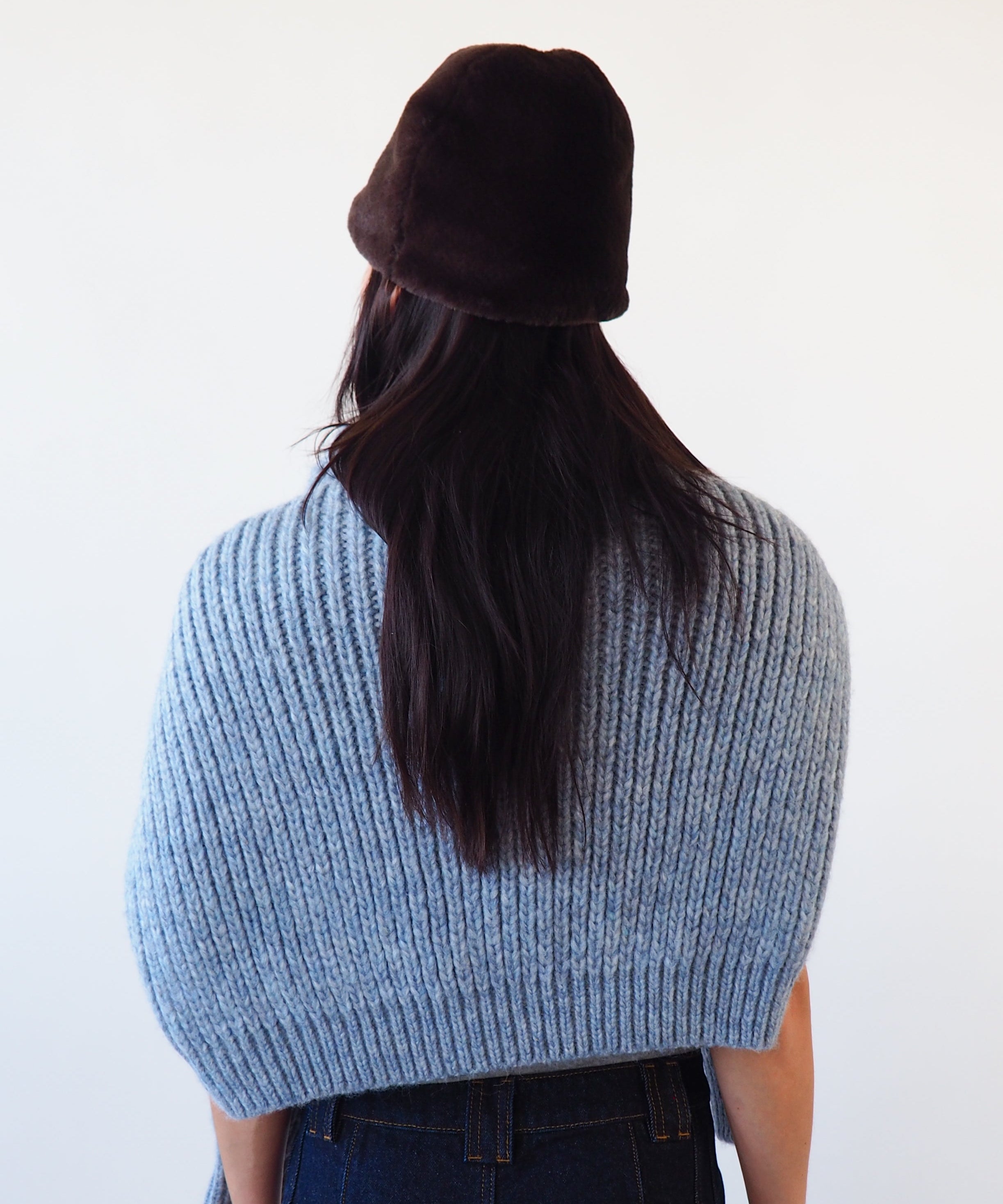 Faux Fur Toque in Mink - CLYDE