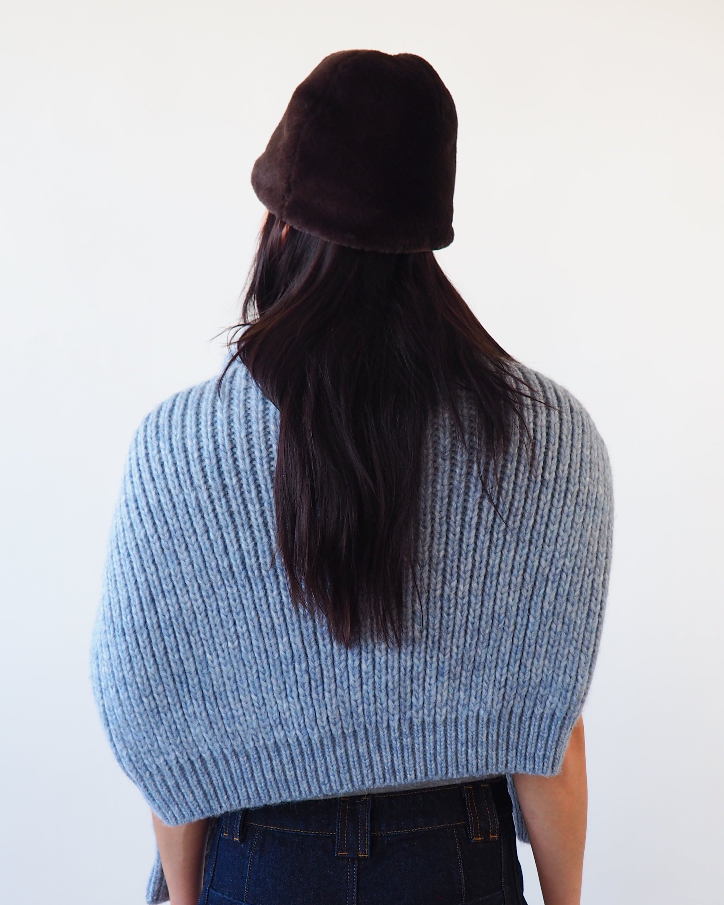 Faux Fur Toque in Mink - CLYDE