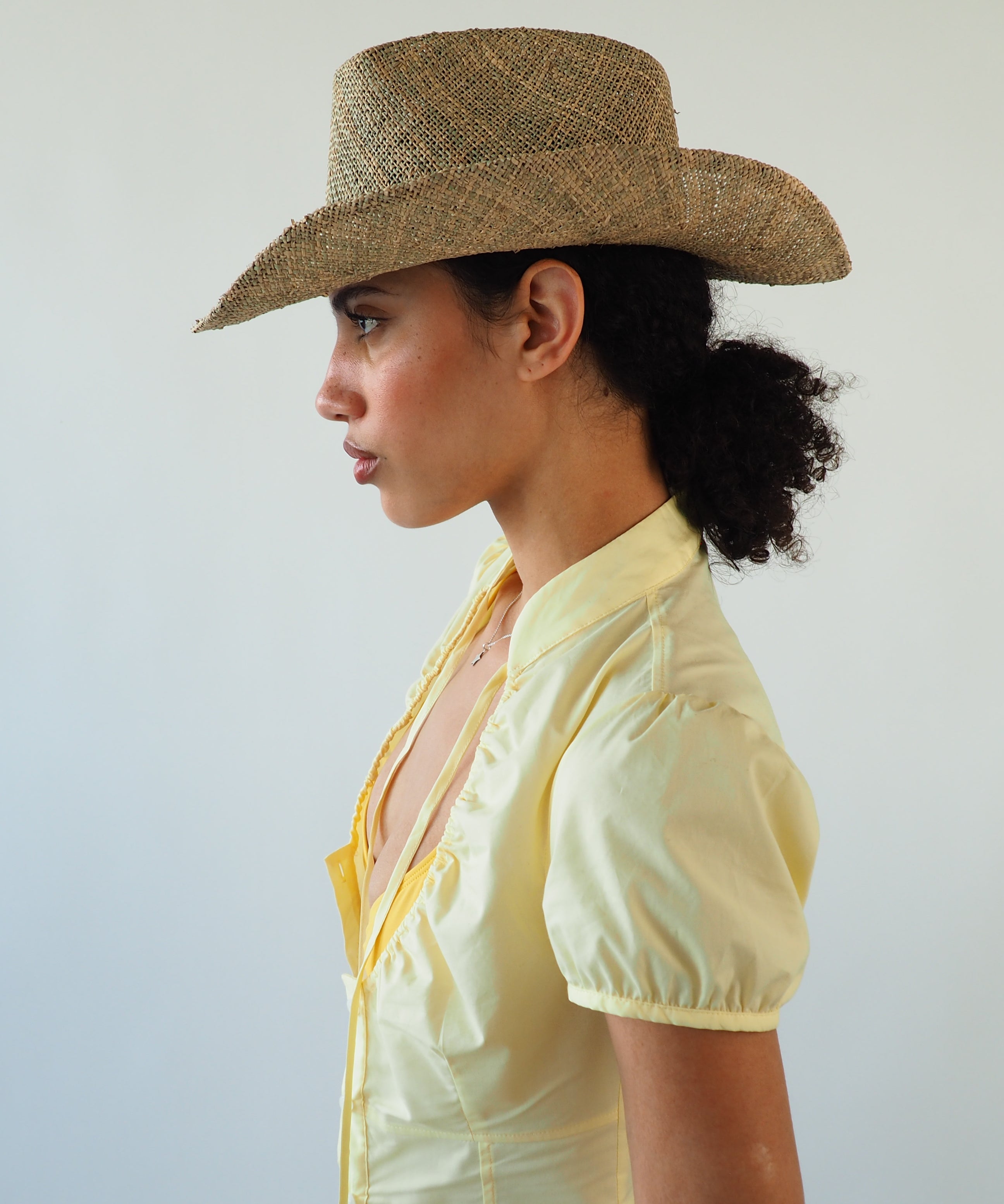 Cowboy Hat in Seagrass - CLYDE