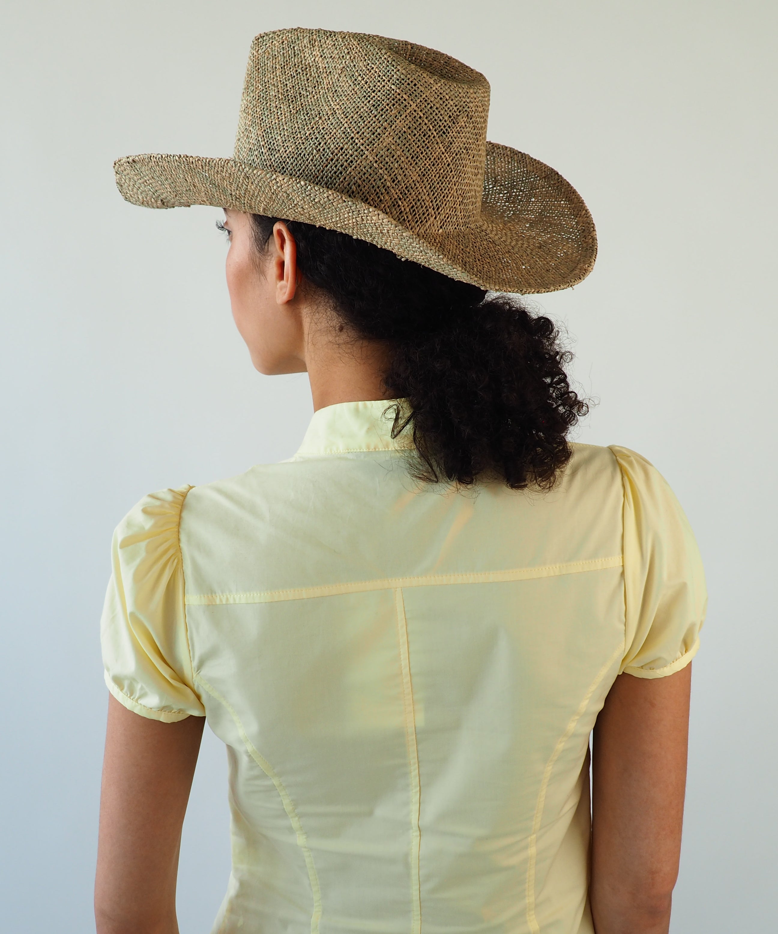 Cowboy Hat in Seagrass - CLYDE