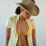 Cowboy Hat in Seagrass - CLYDE