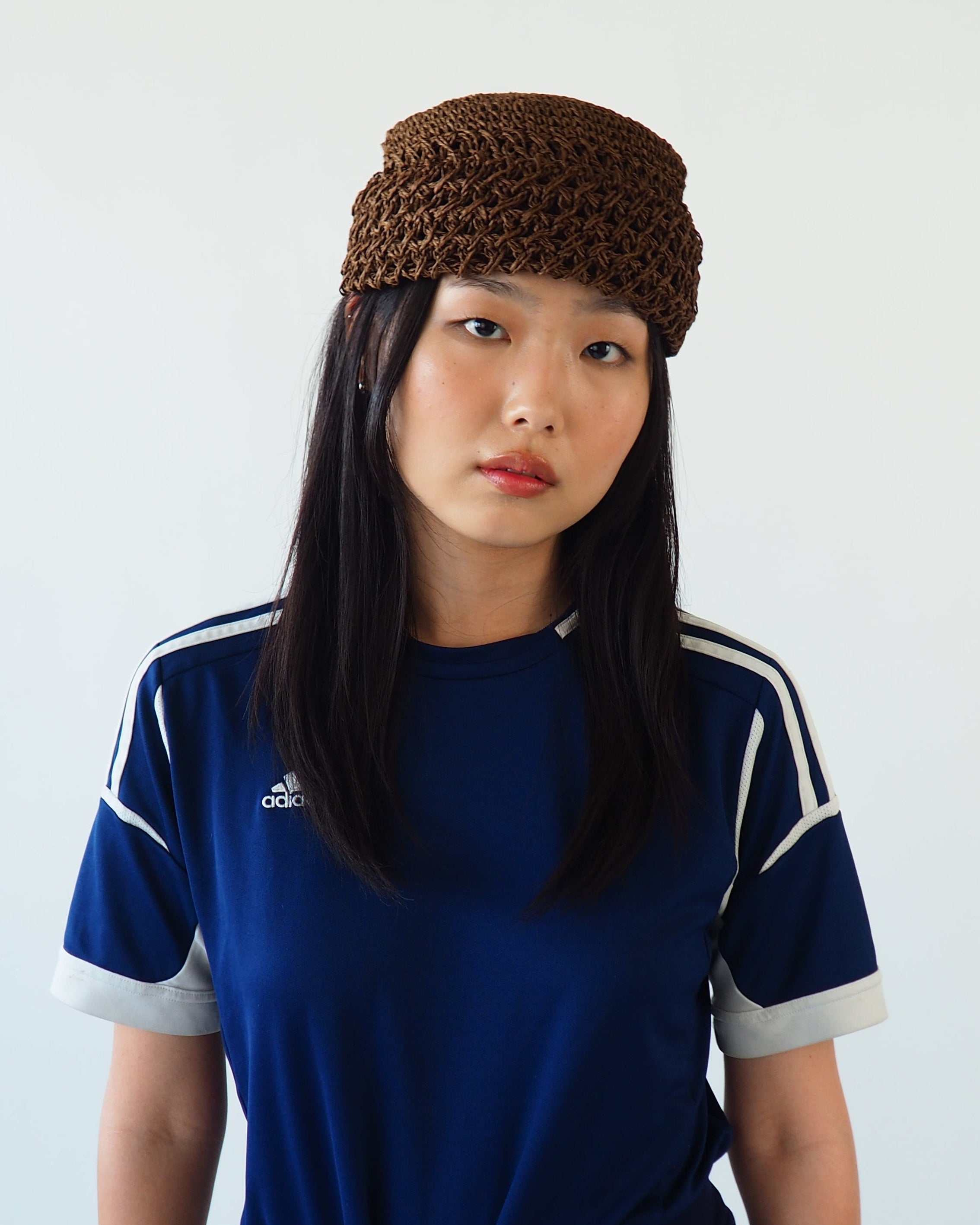 Toyo Roller Hat in Brown - CLYDE
