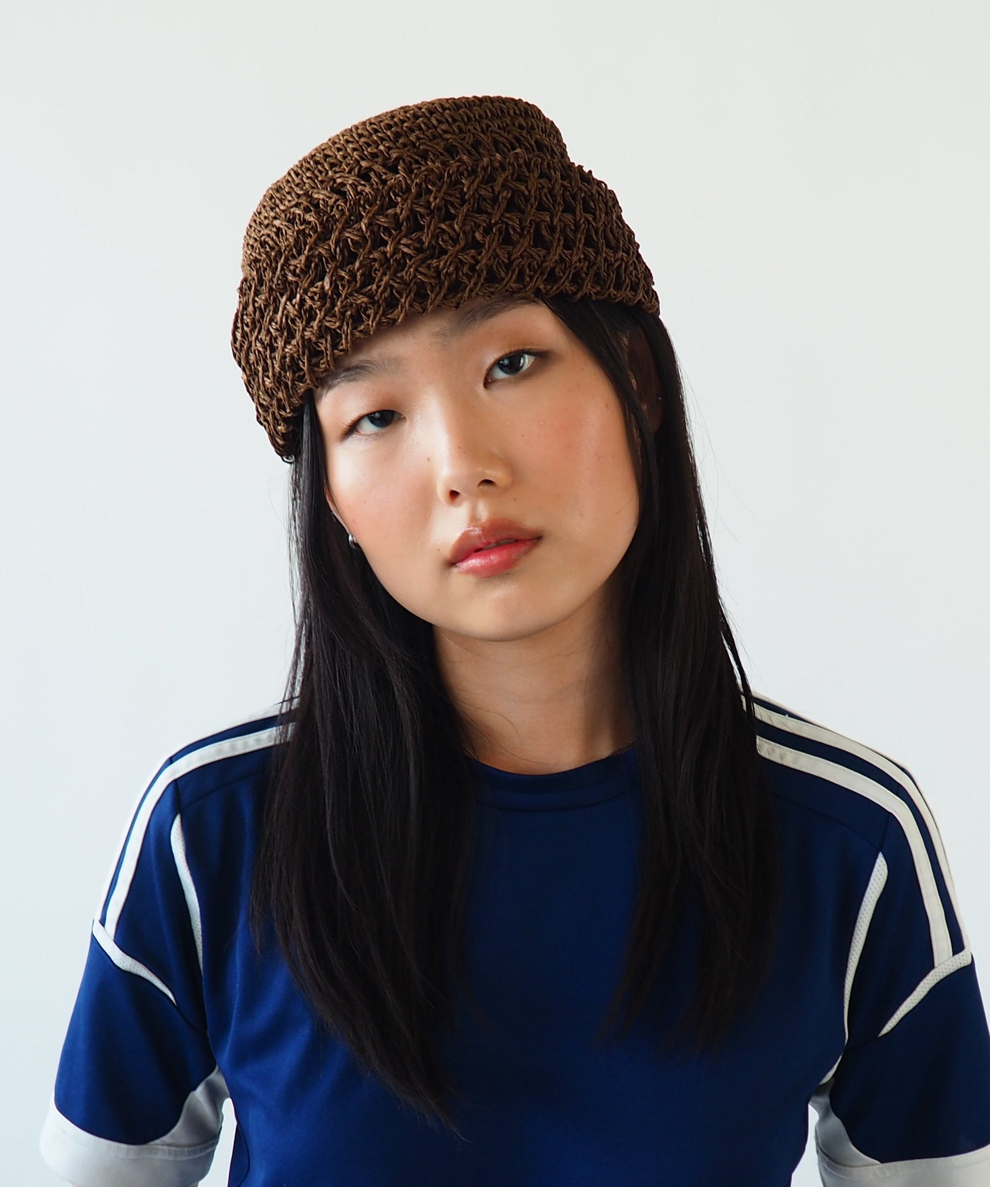 Toyo Roller Hat in Brown - CLYDE