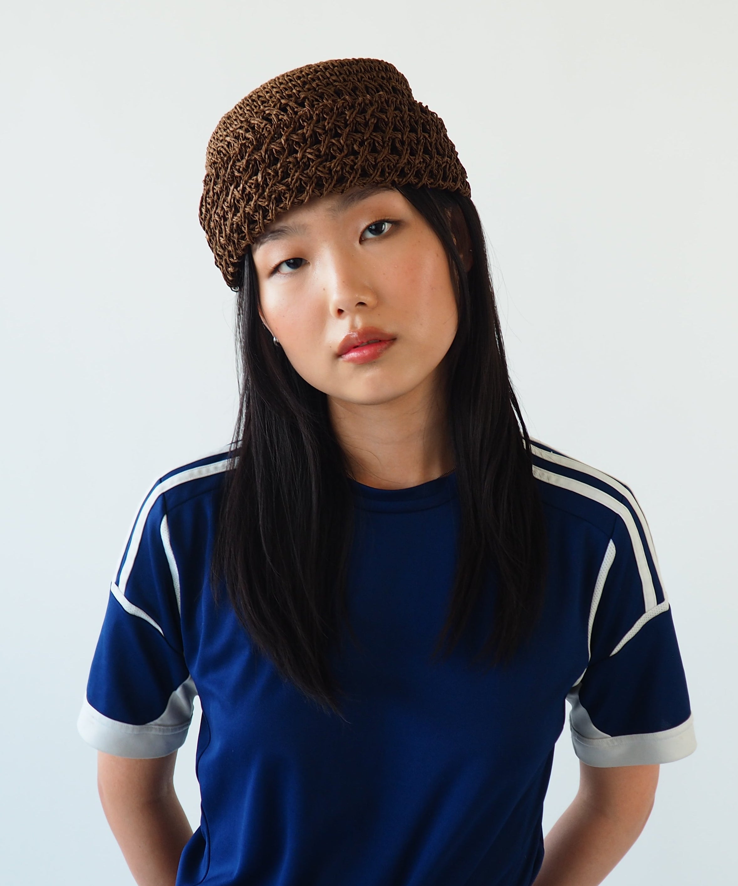 Toyo Roller Hat in Brown - CLYDE