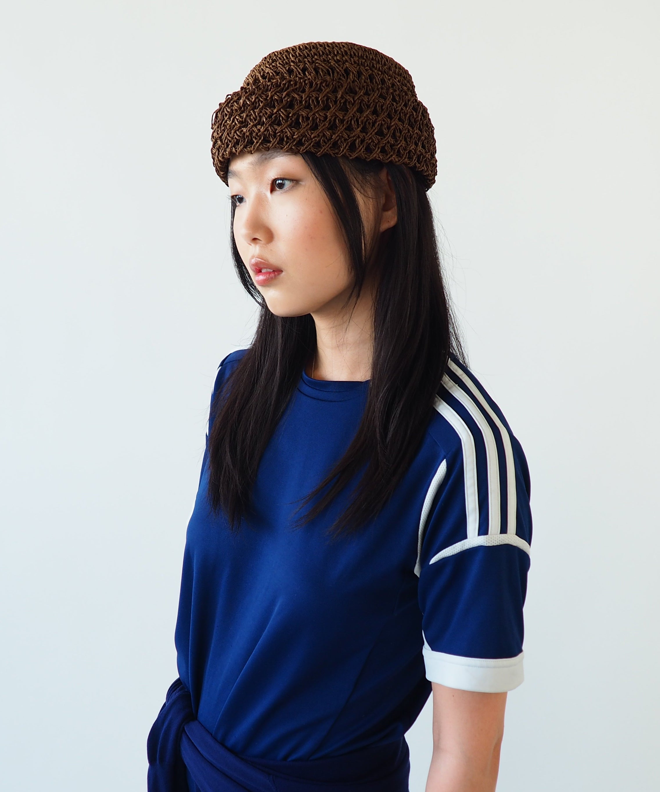 Toyo Roller Hat in Brown - CLYDE