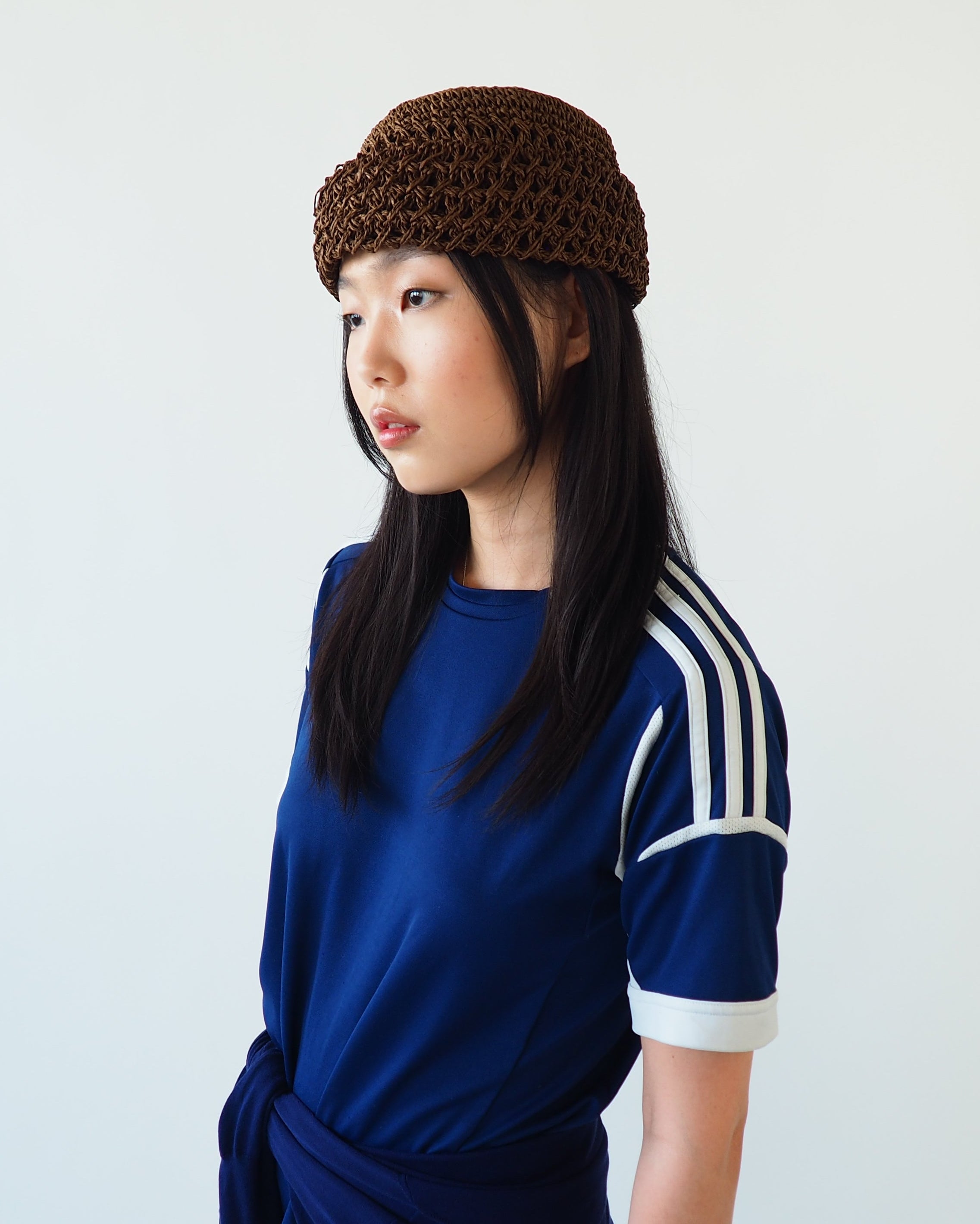 Toyo Roller Hat in Brown - CLYDE