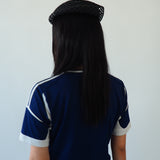 Net Beret in Black Toyo - CLYDE
