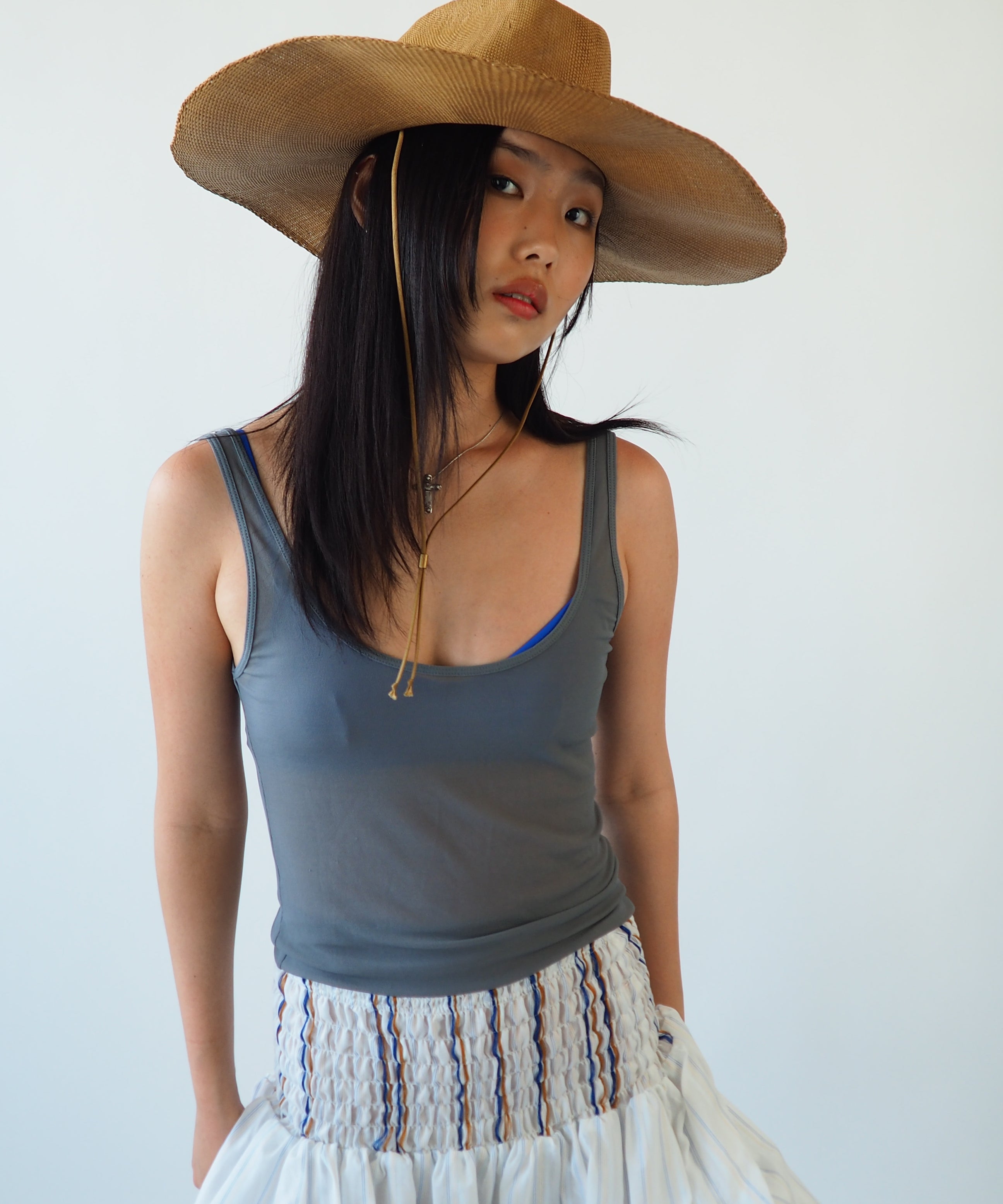 Ange Hat in Tiger Eye - CLYDE
