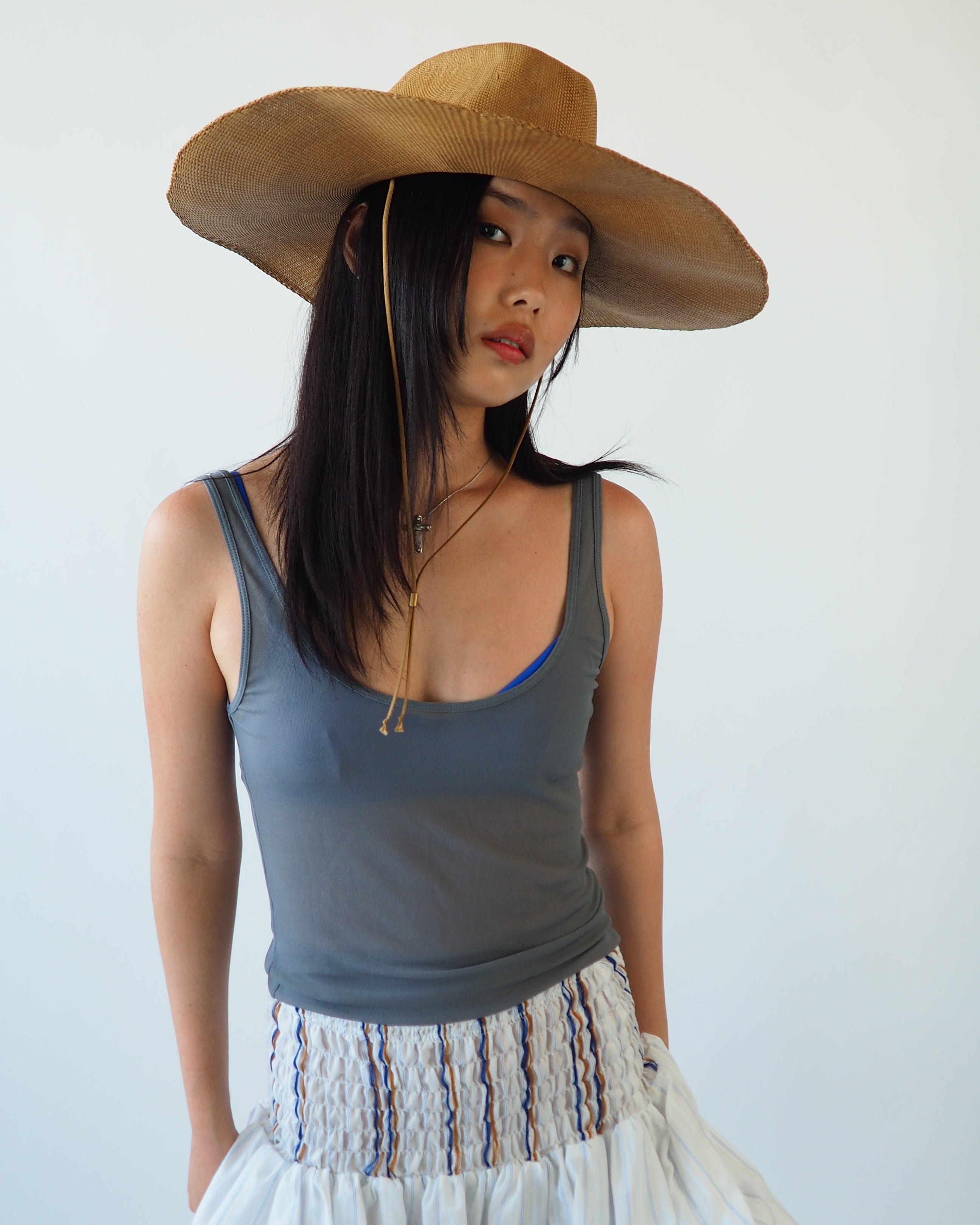 Ange Hat in Tiger Eye - CLYDE