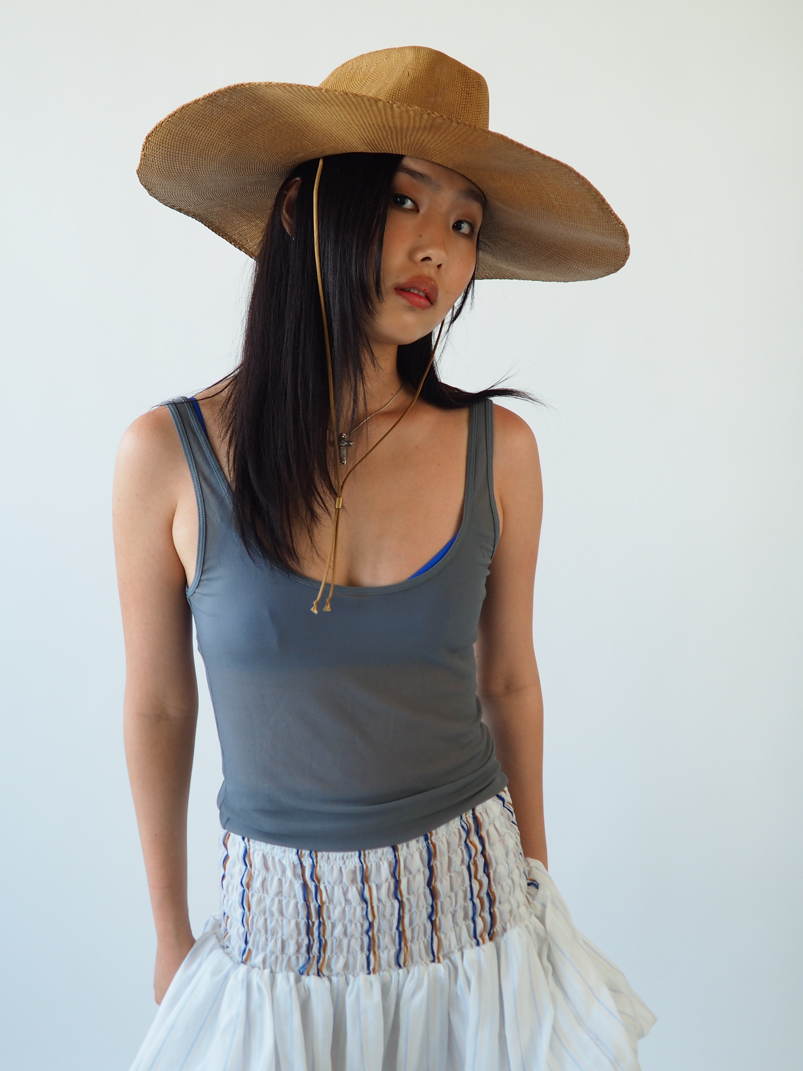 Ange Hat in Tiger Eye - CLYDE