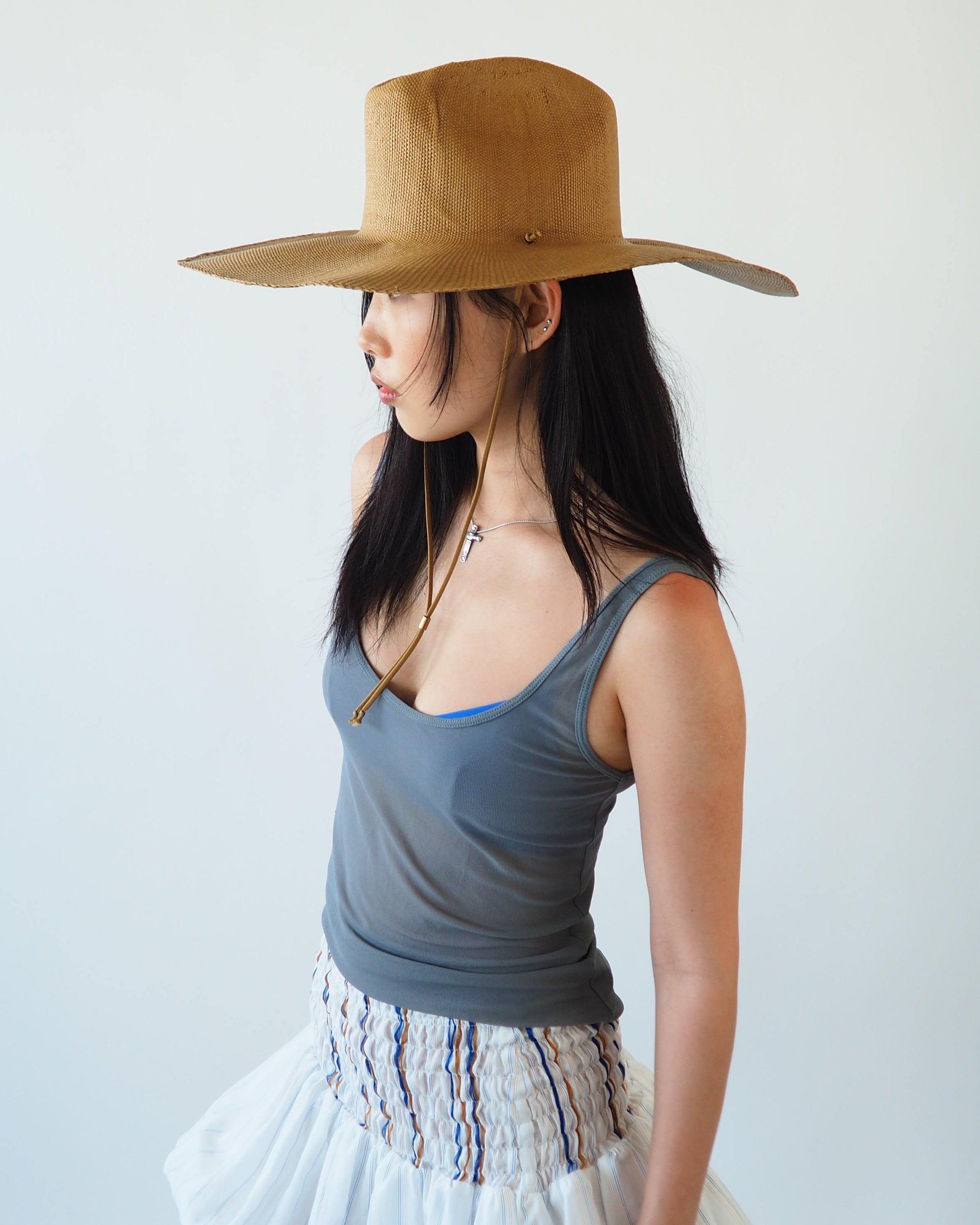 Ange Hat in Tiger Eye - CLYDE