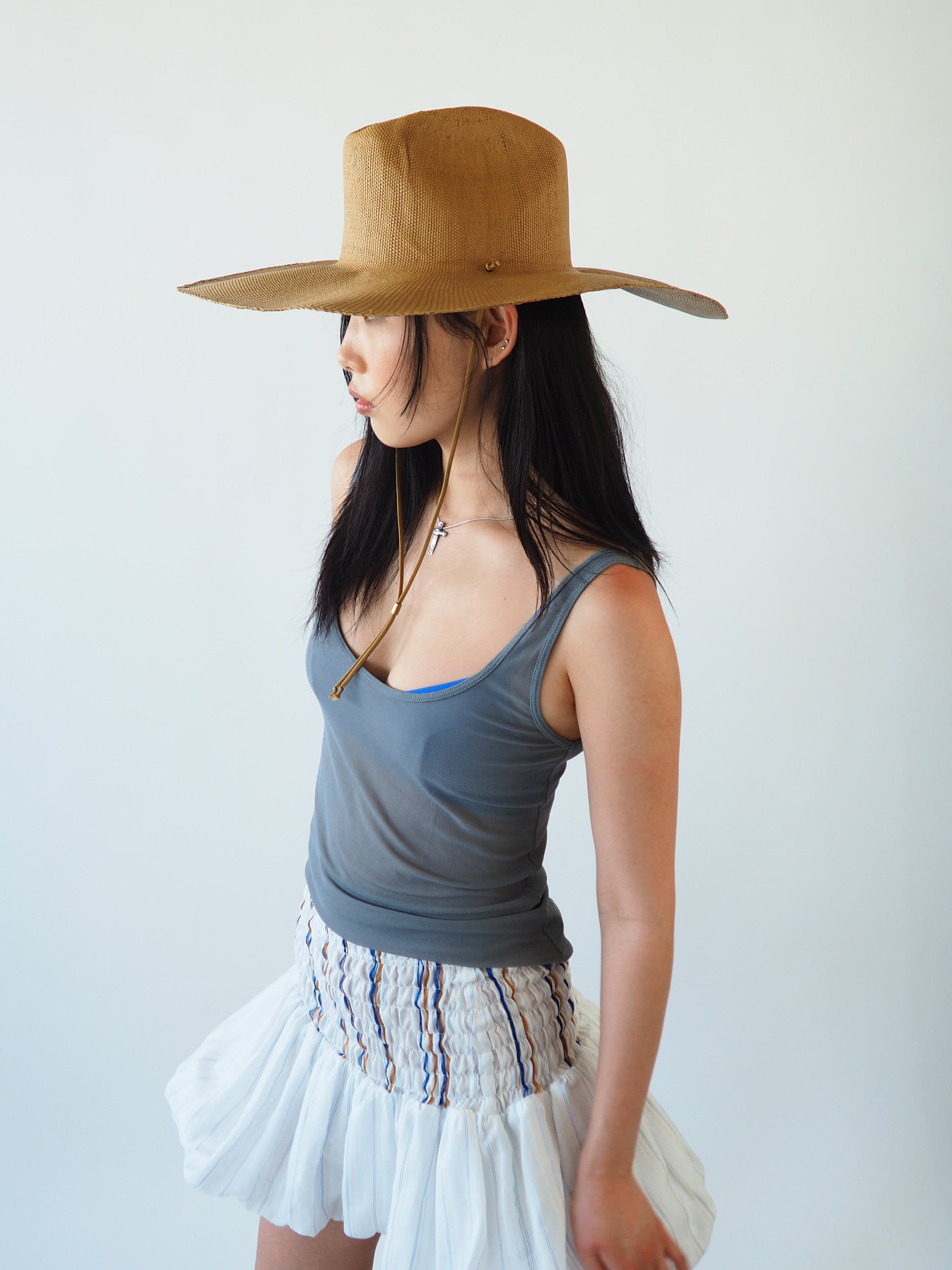 Ange Hat in Tiger Eye - CLYDE