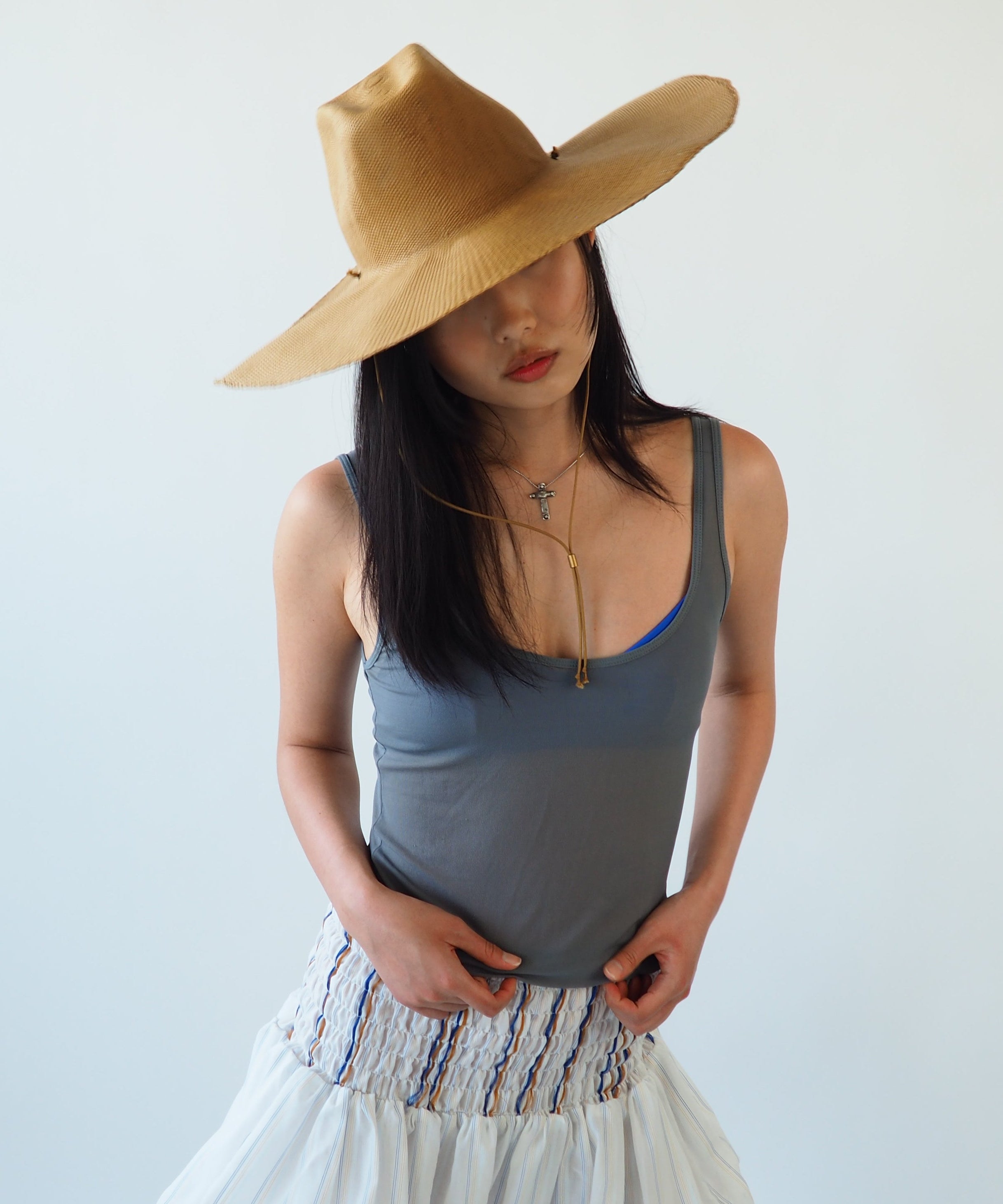 Ange Hat in Tiger Eye - CLYDE