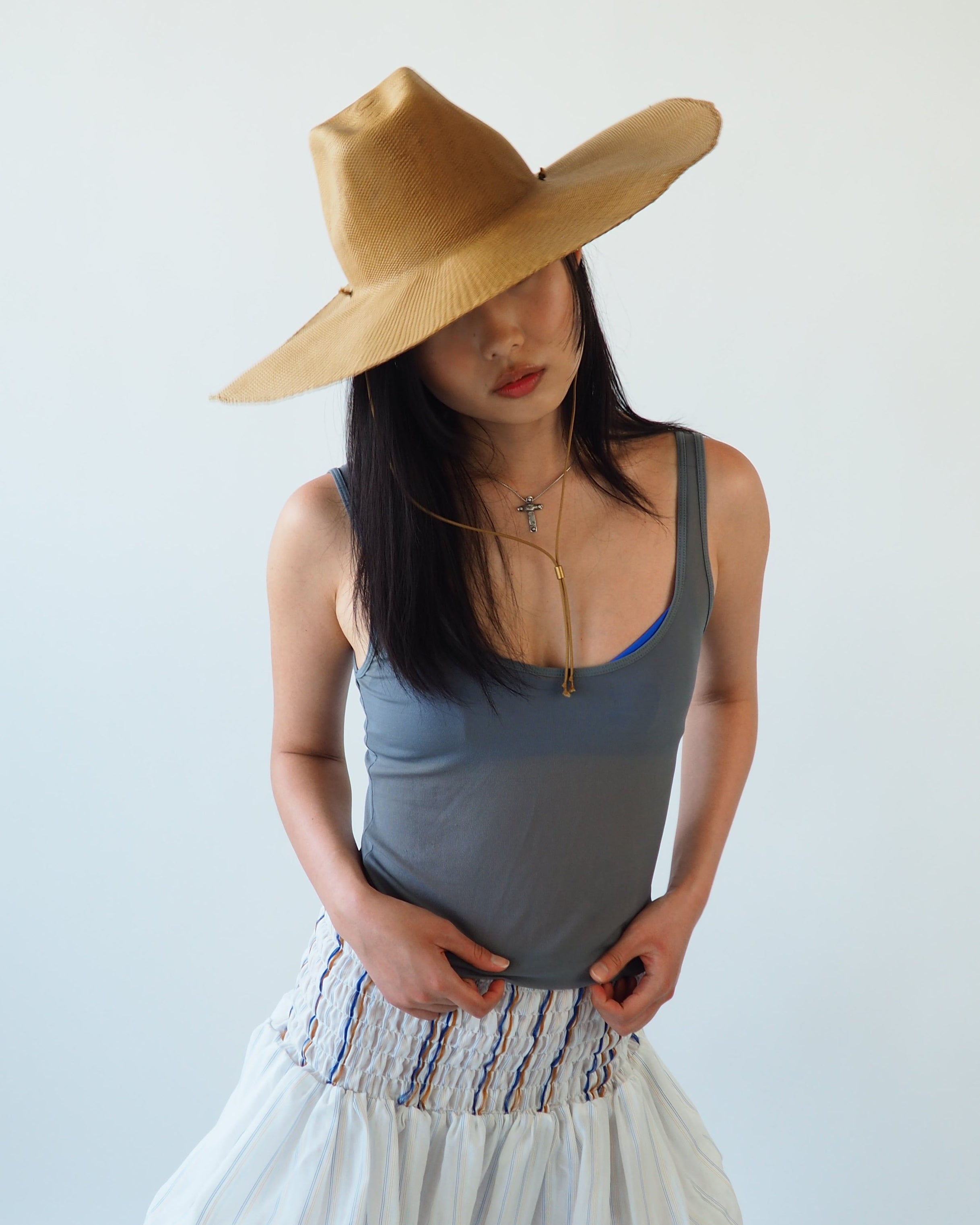 Ange Hat in Tiger Eye - CLYDE
