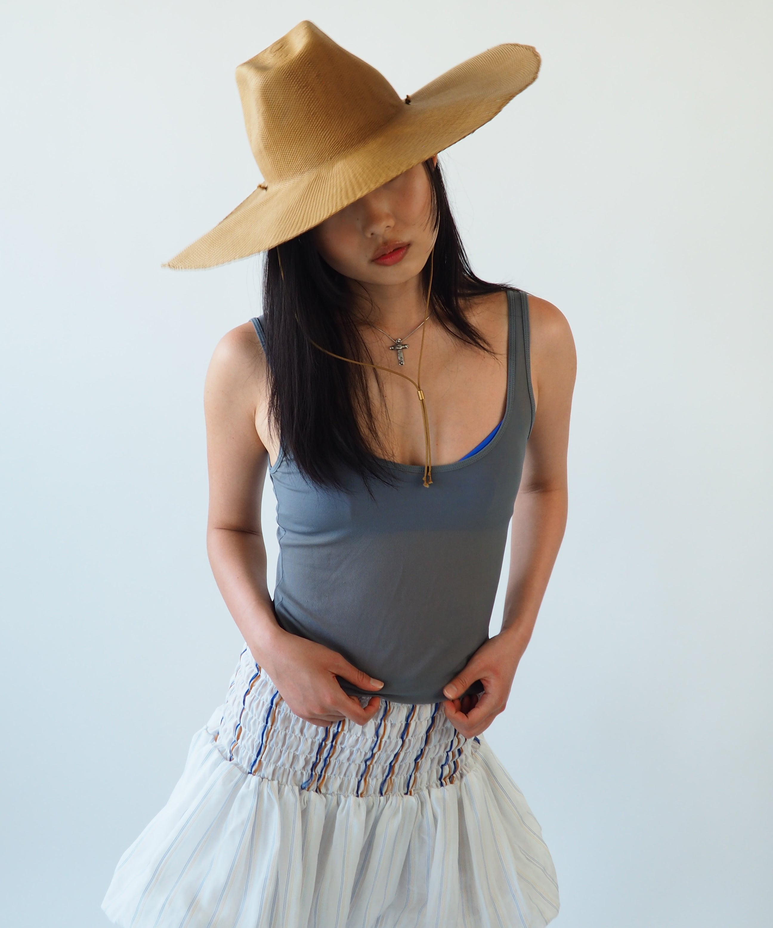 Ange Hat in Tiger Eye - CLYDE