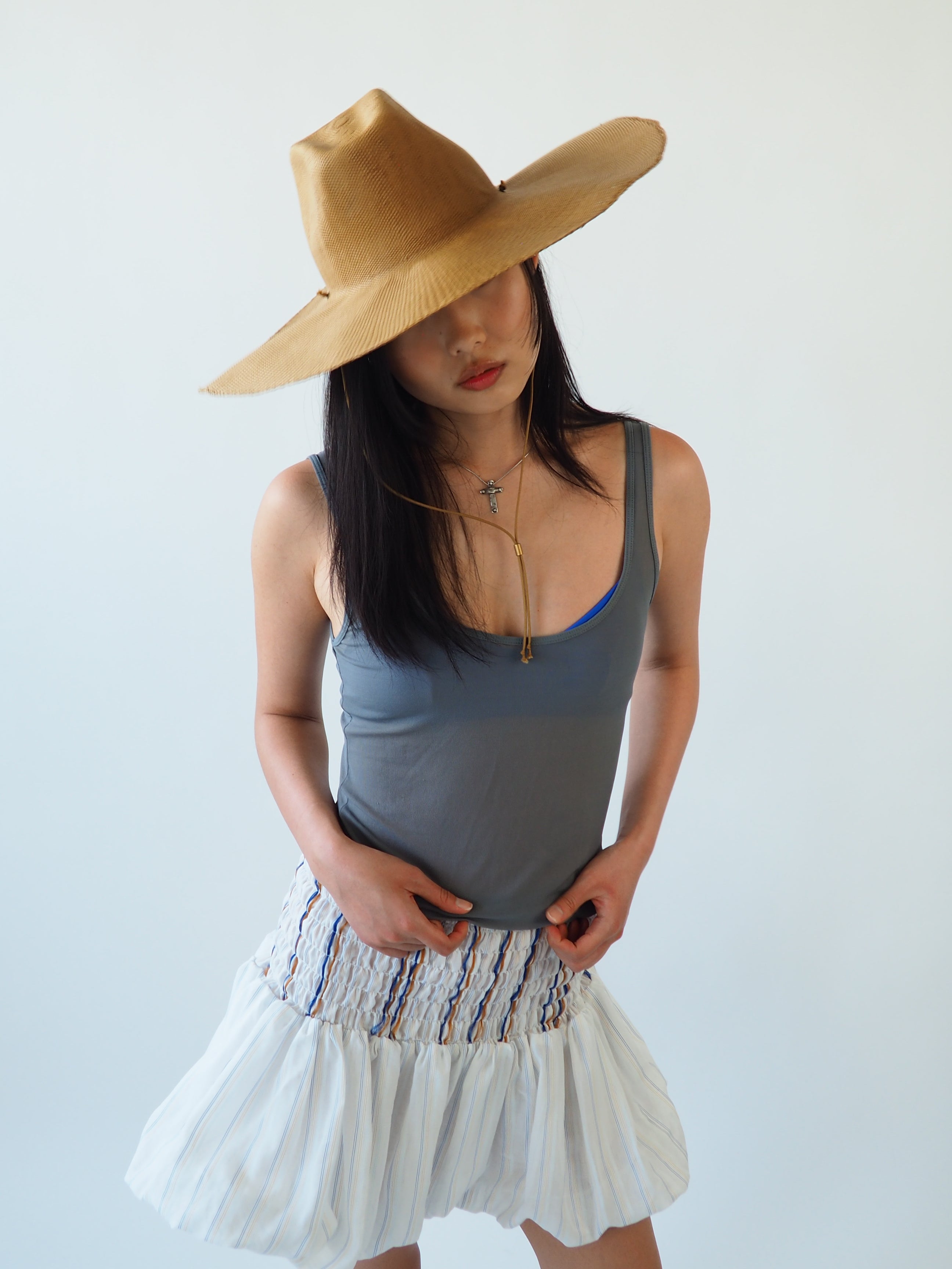 Ange Hat in Tiger Eye - CLYDE