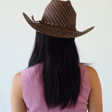 Western Hat in Brown Twist - CLYDE