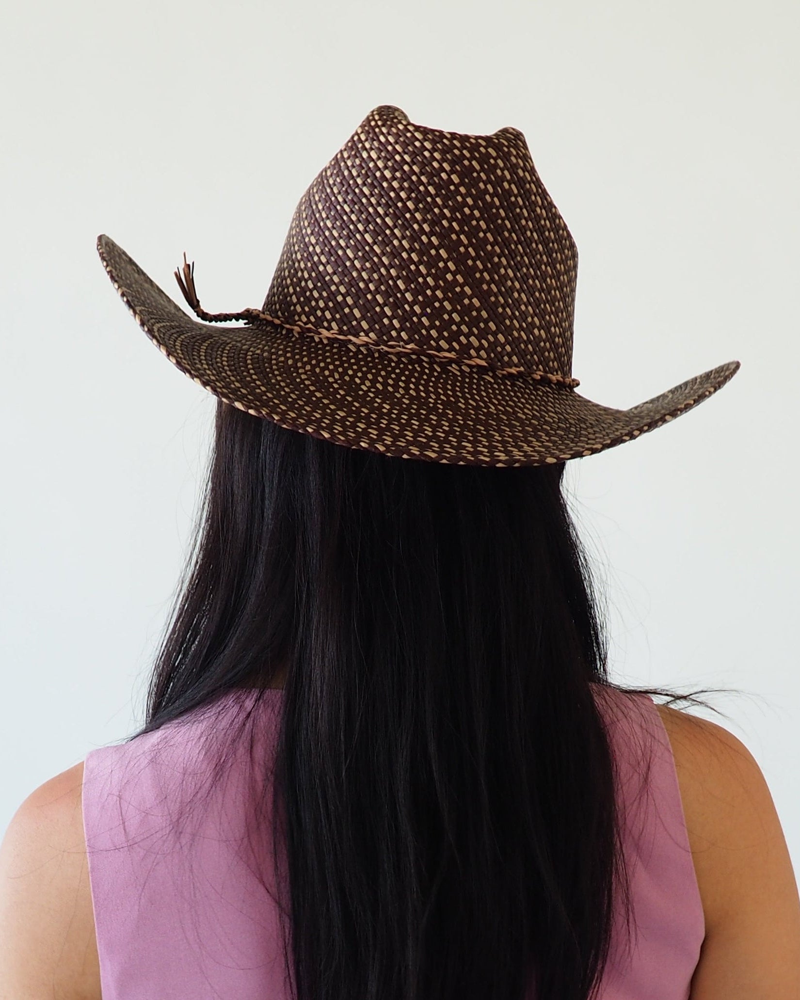 Western Hat in Brown Twist - CLYDE
