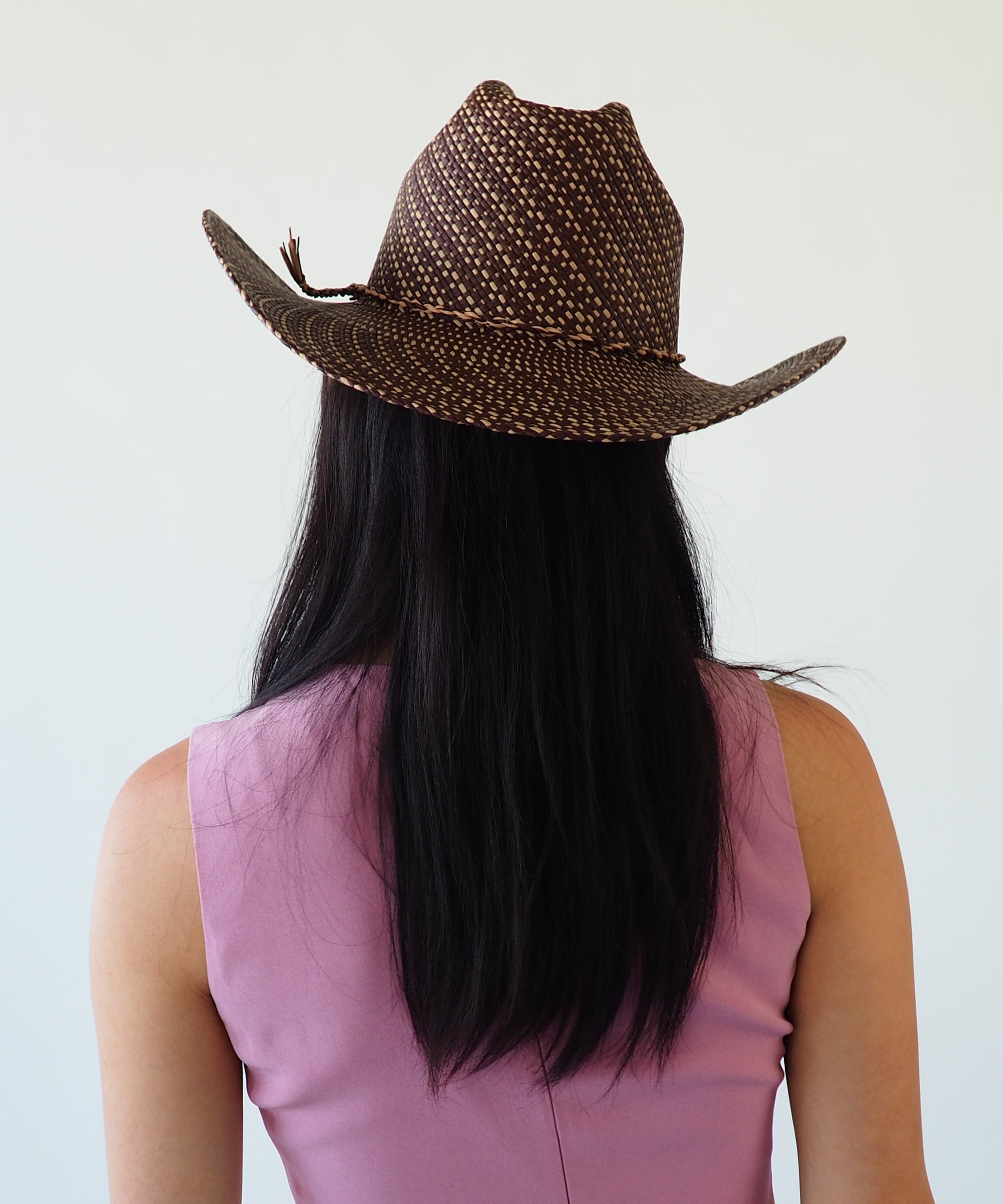 Western Hat in Brown Twist - CLYDE