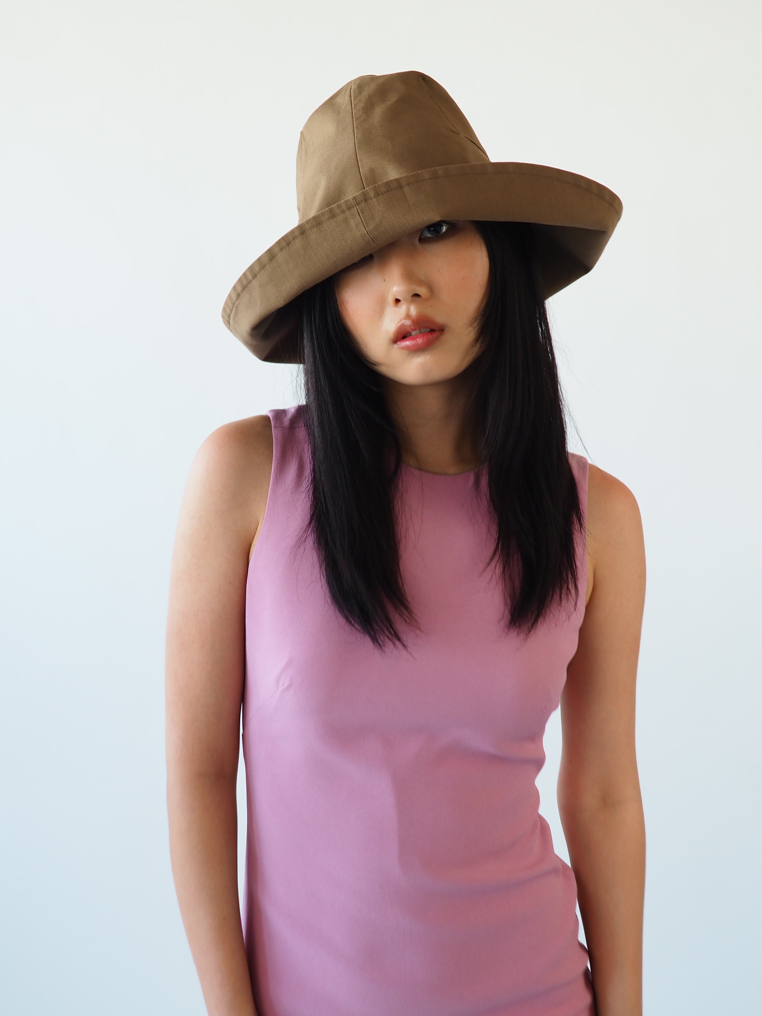 Iona Hat in Caramel Rip Stop - CLYDE