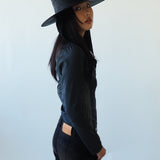 Cielo Hat w. Shade in Black Toquilla Straw