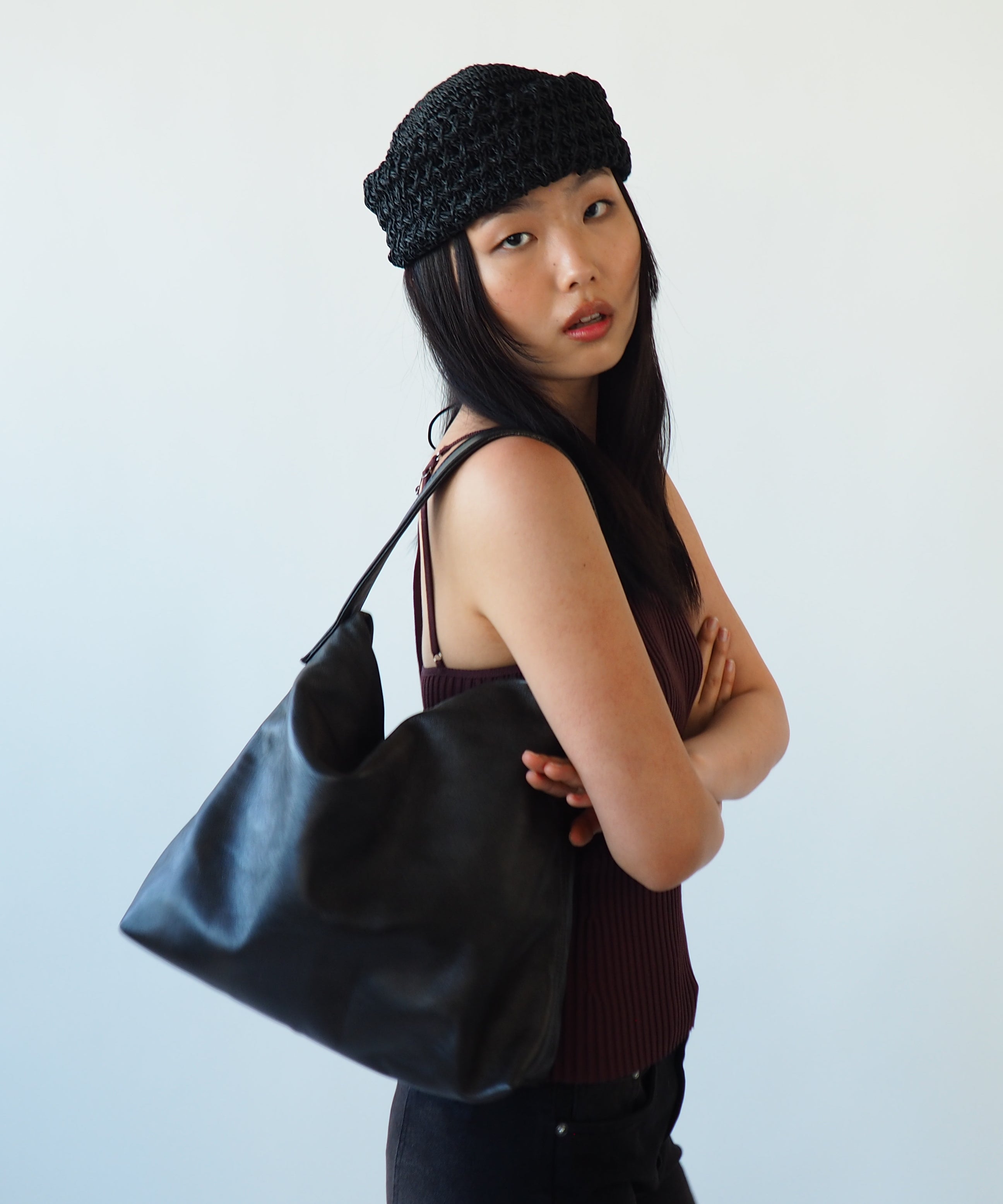 Kessel Bag in Castor Lamb Leather - CLYDE