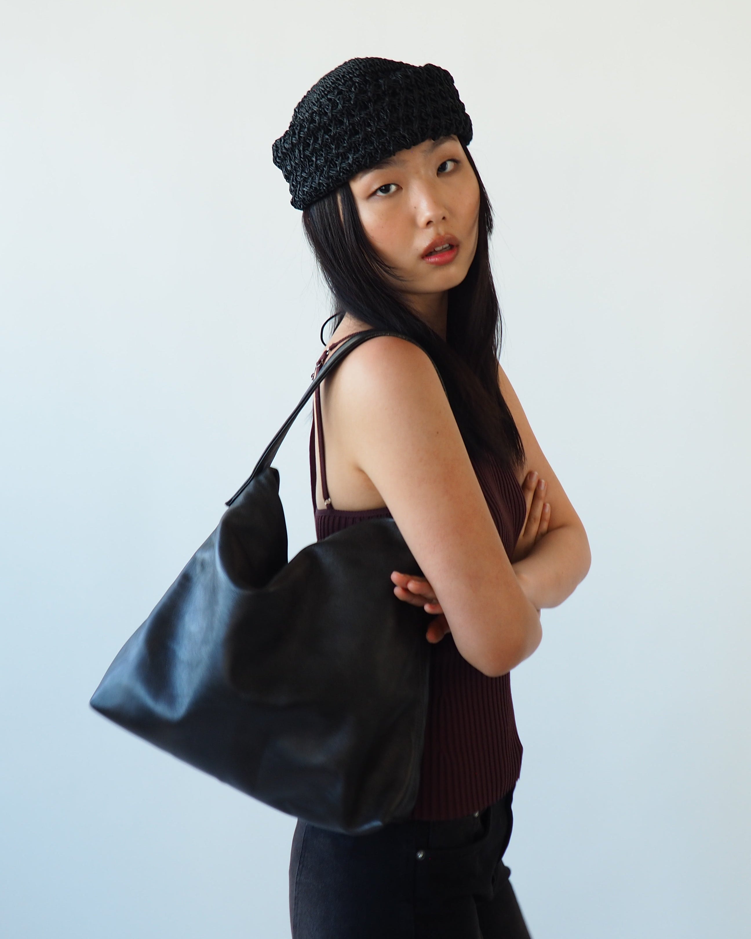 Kessel Bag in Castor Lamb Leather - CLYDE
