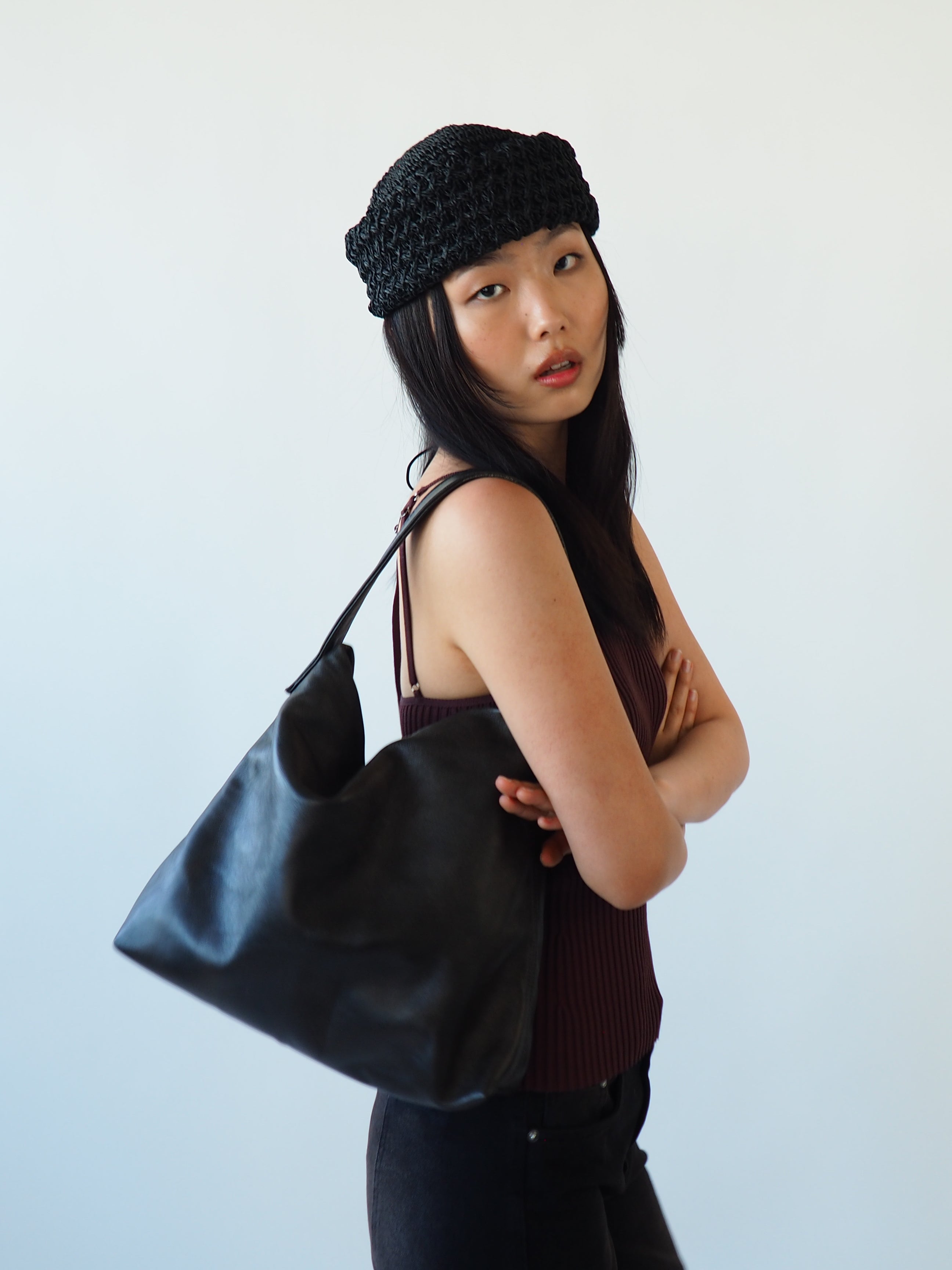 Kessel Bag in Castor Lamb Leather - CLYDE