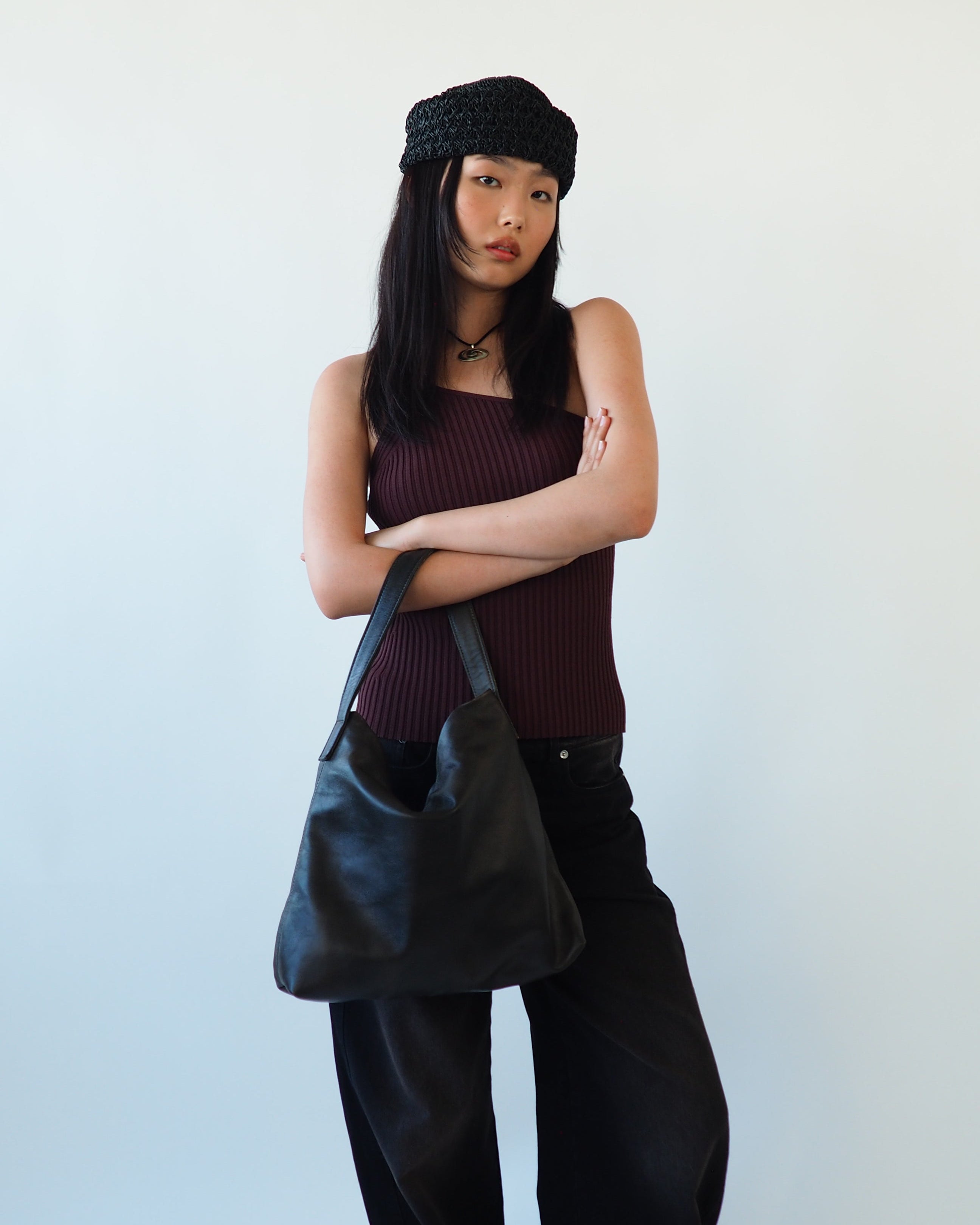 Kessel Bag in Castor Lamb Leather - CLYDE