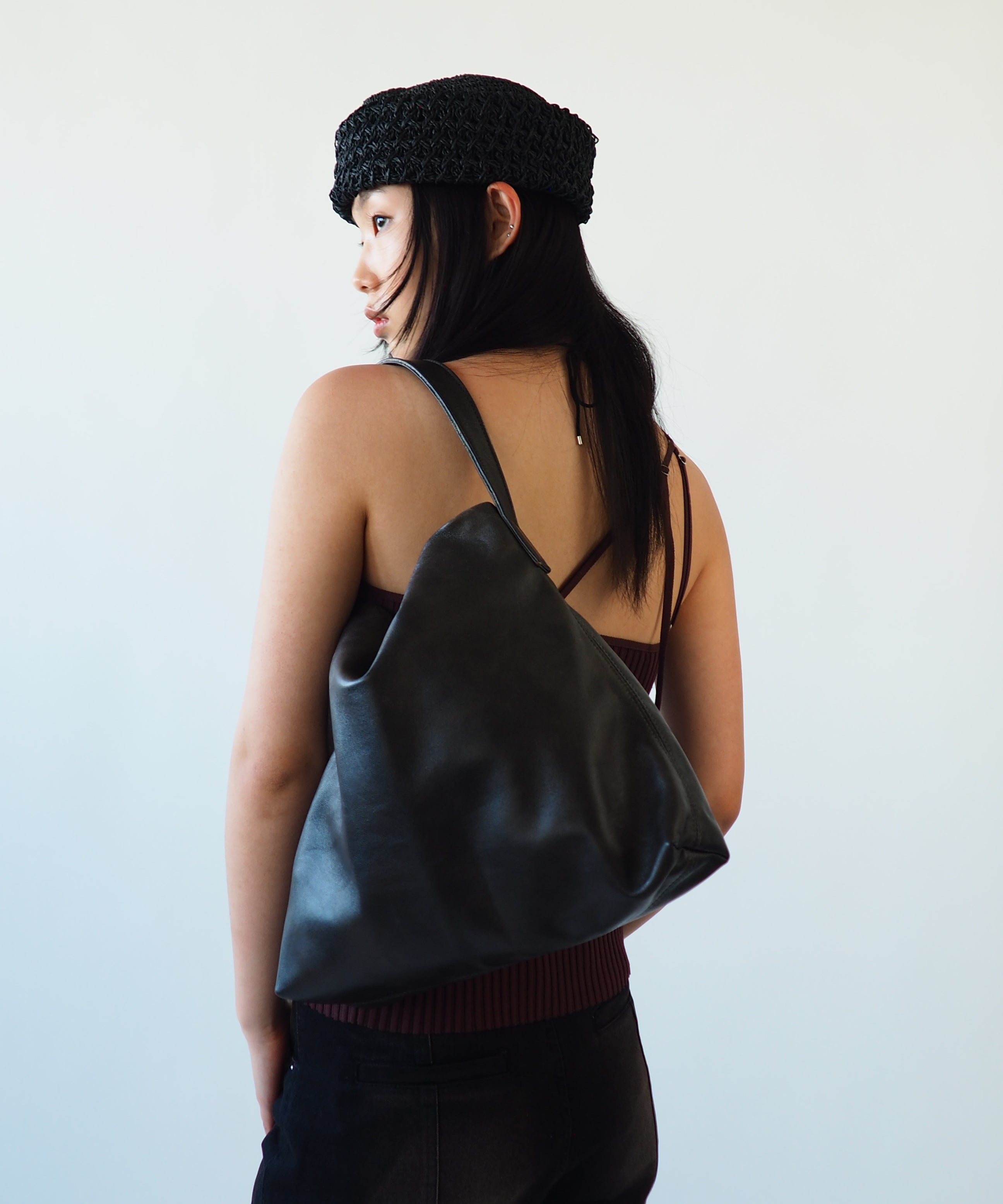 Kessel Bag in Castor Lamb Leather - CLYDE