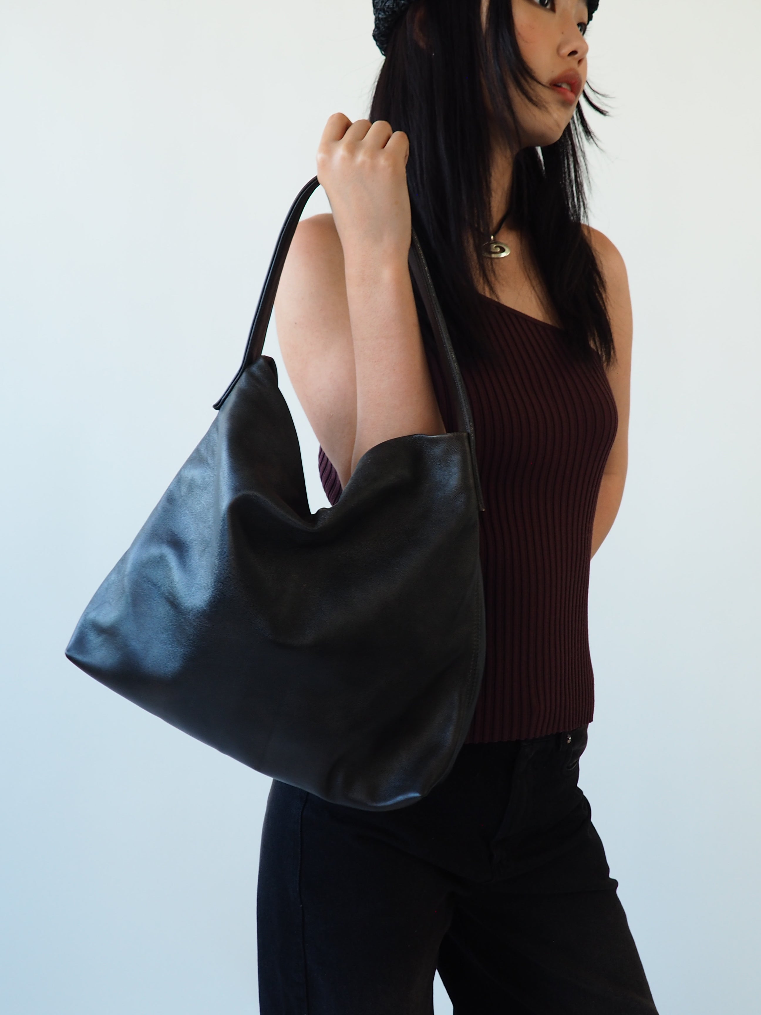 Kessel Bag in Castor Lamb Leather - CLYDE