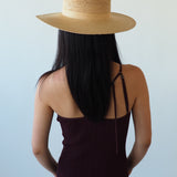 Cielo Hat in Tan Toquilla Straw - CLYDE