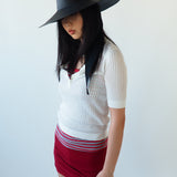 Caro Hat w. Neck Shade in Black Toquilla Straw
