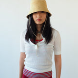 Aries Hat in Tan Toquilla Straw - CLYDE