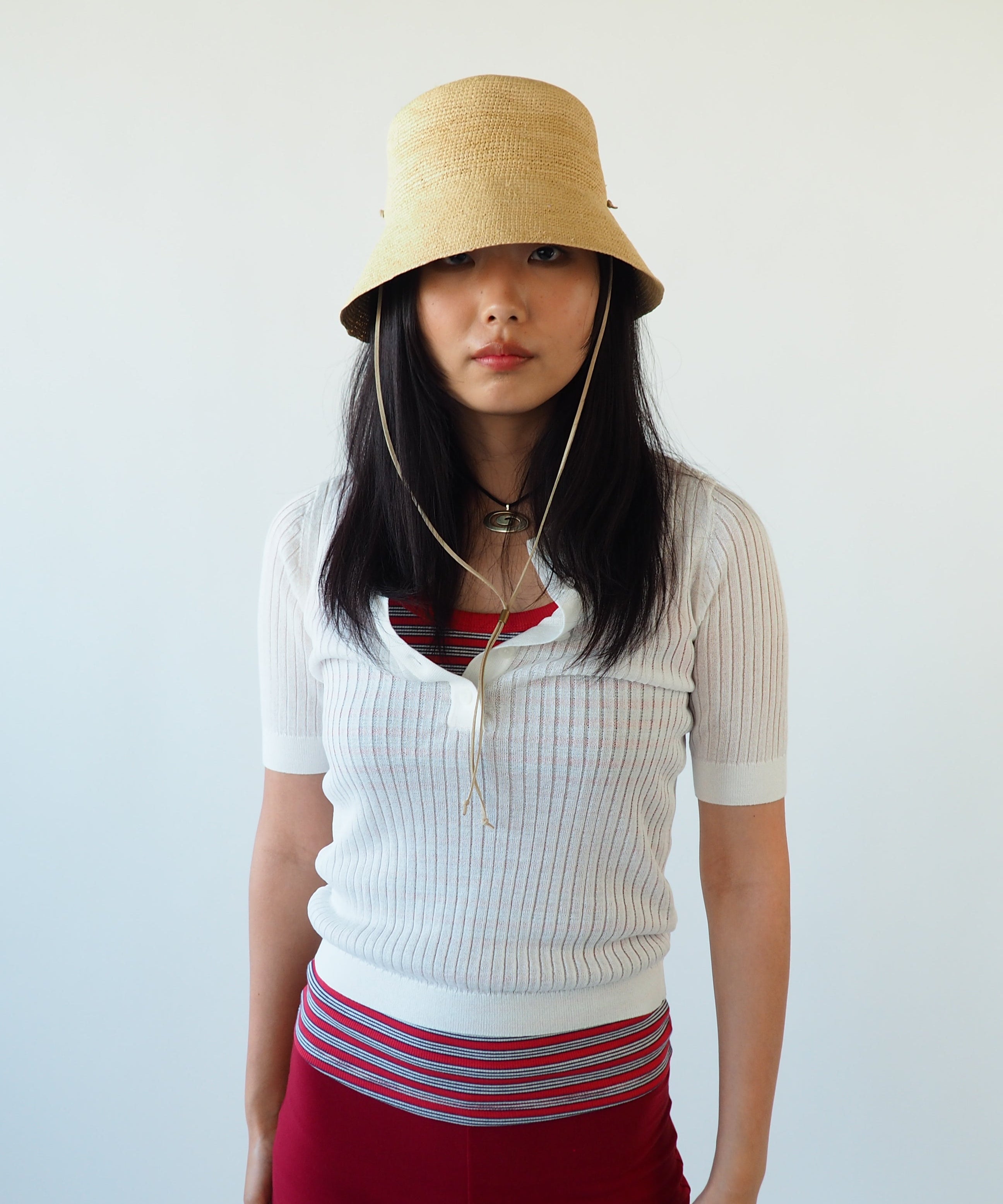 Aries Hat in Tan Toquilla Straw - CLYDE
