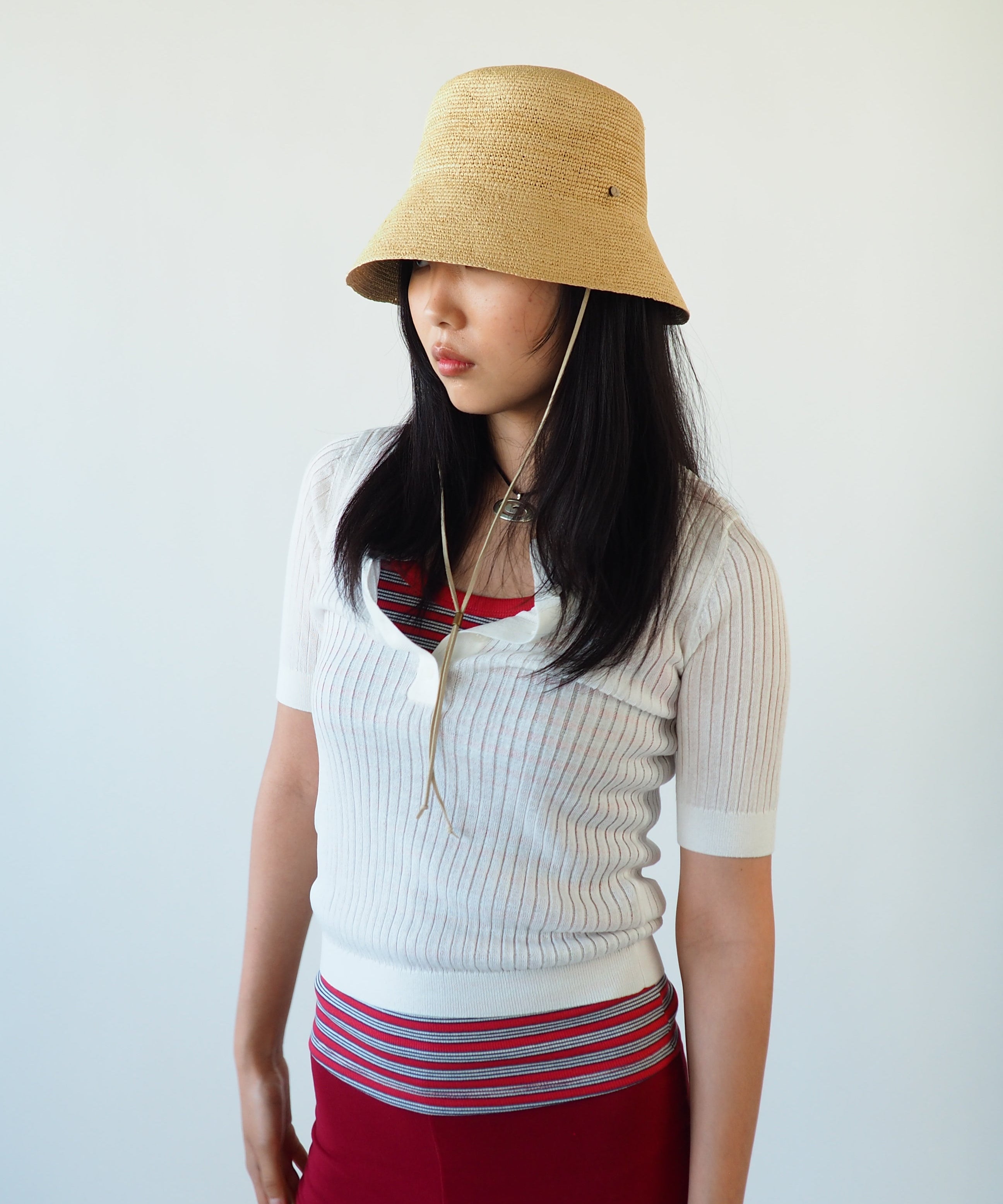 Aries Hat in Tan Toquilla Straw - CLYDE