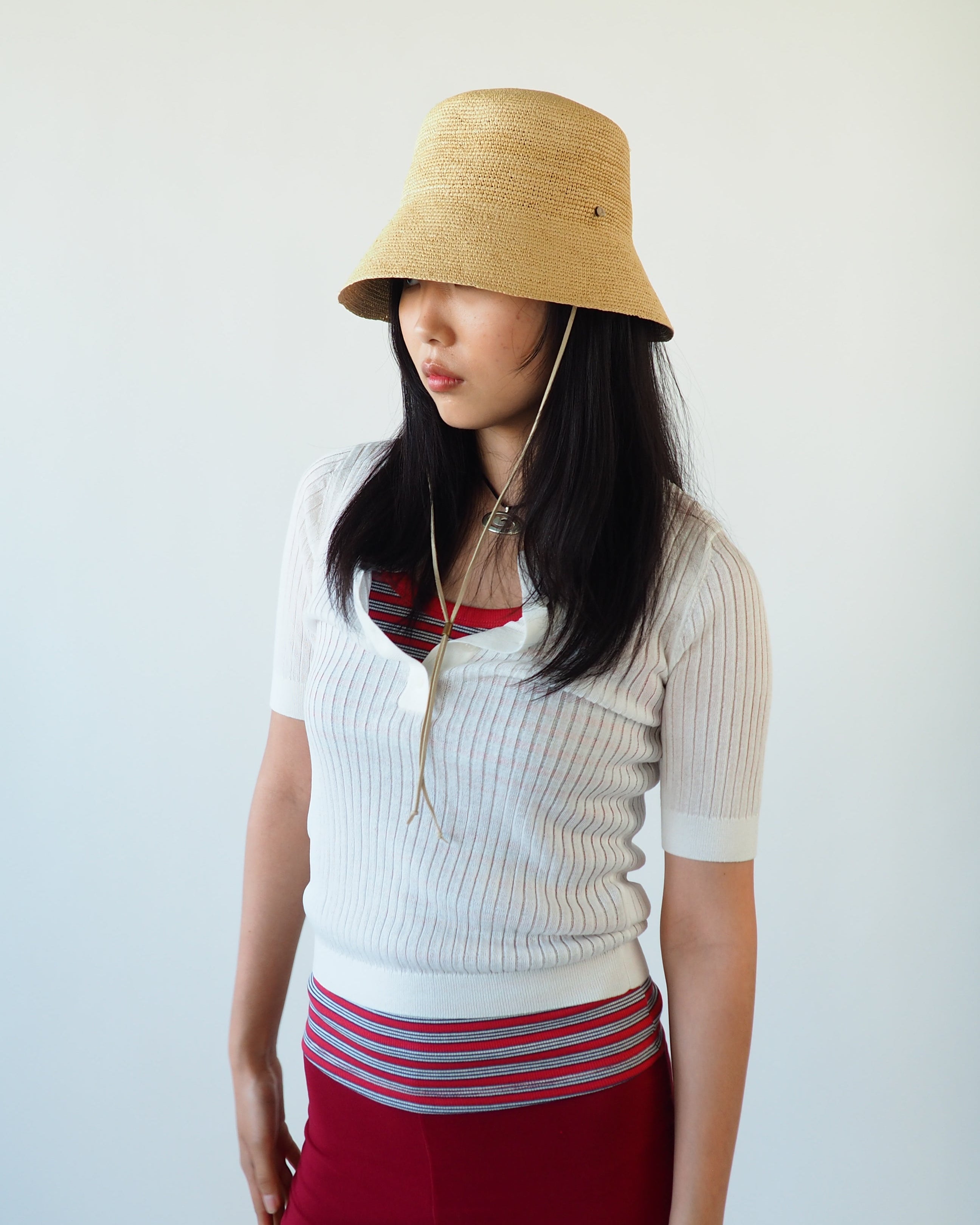 Aries Hat in Tan Toquilla Straw - CLYDE