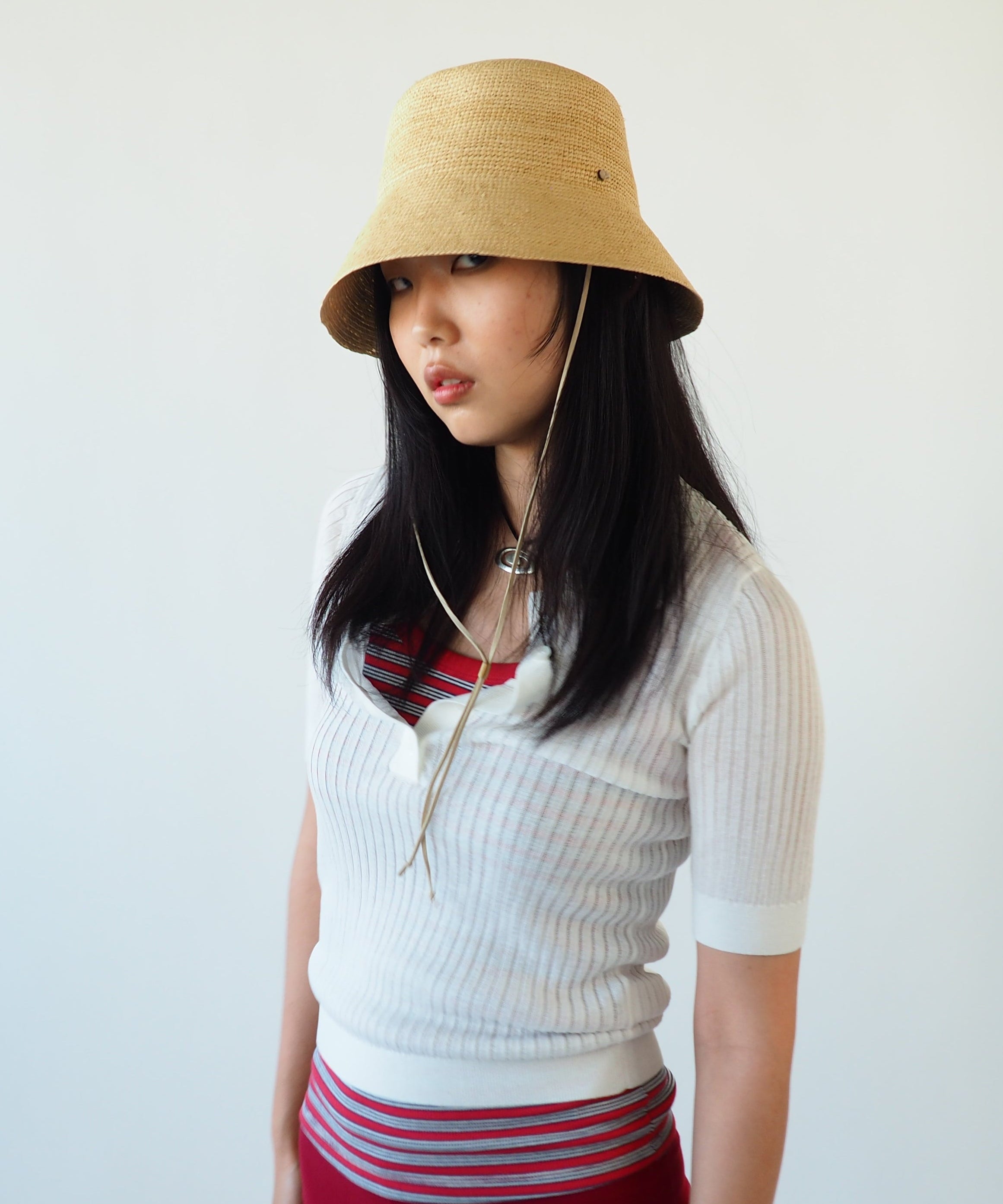 Aries Hat in Tan Toquilla Straw - CLYDE
