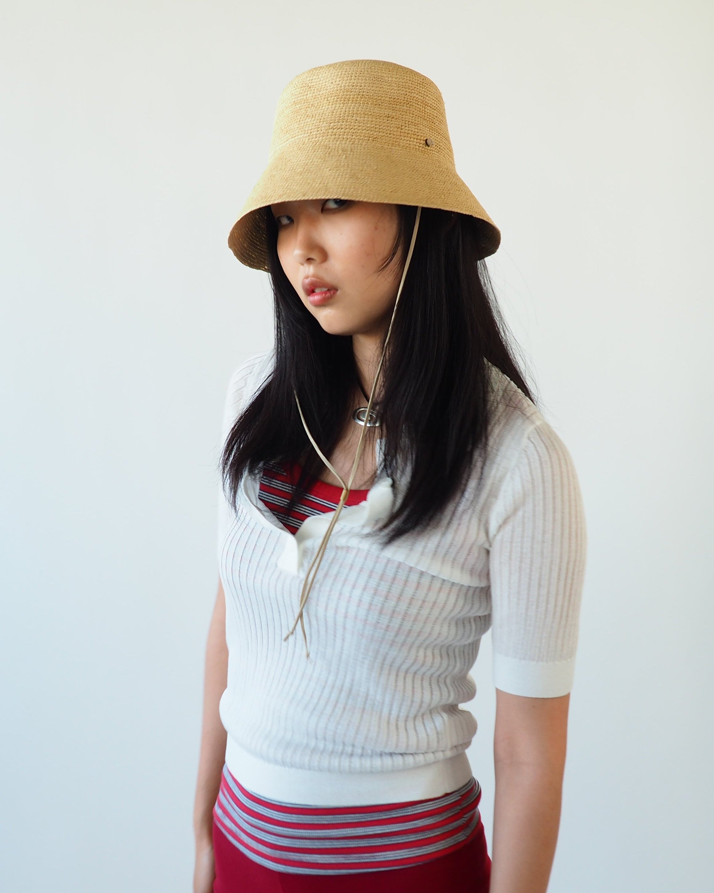 Aries Hat in Tan Toquilla Straw - CLYDE
