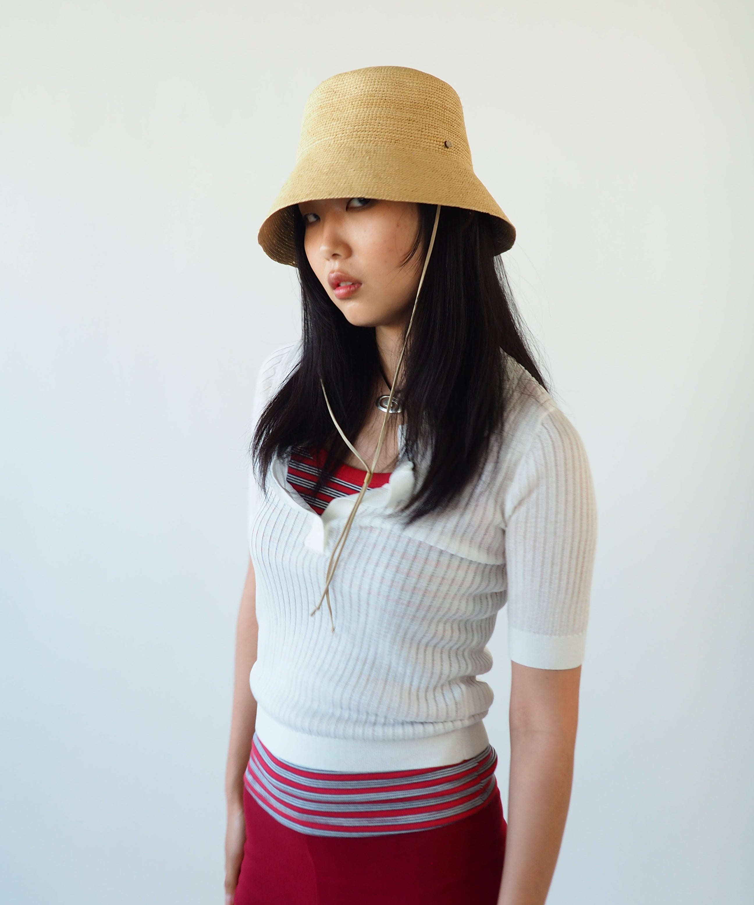 Aries Hat in Tan Toquilla Straw - CLYDE