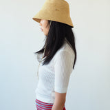 Aries Hat in Tan Toquilla Straw - CLYDE