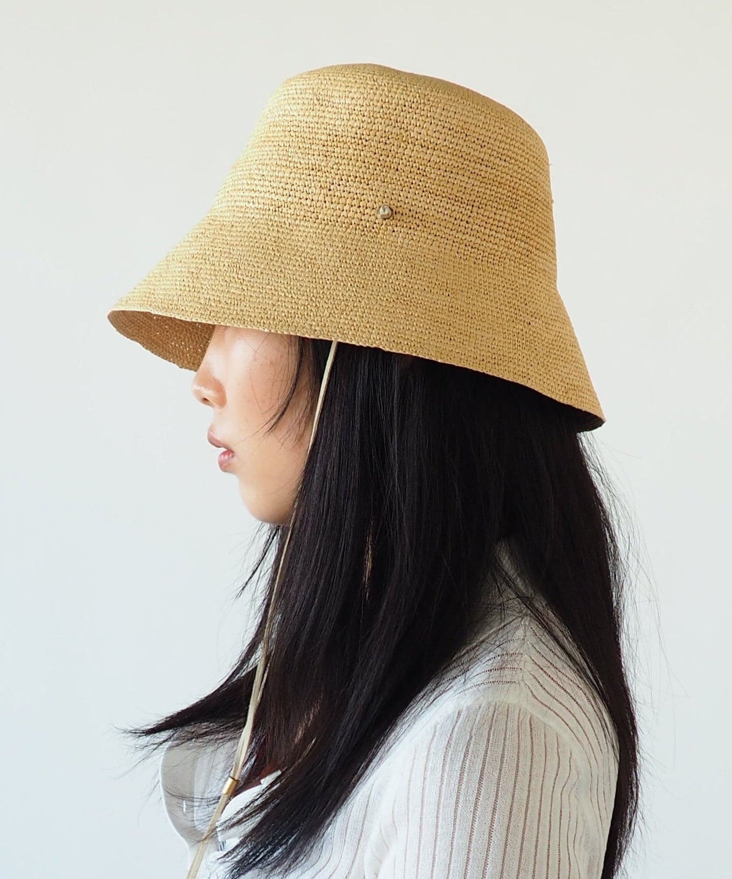 Aries Hat in Tan Toquilla Straw - CLYDE
