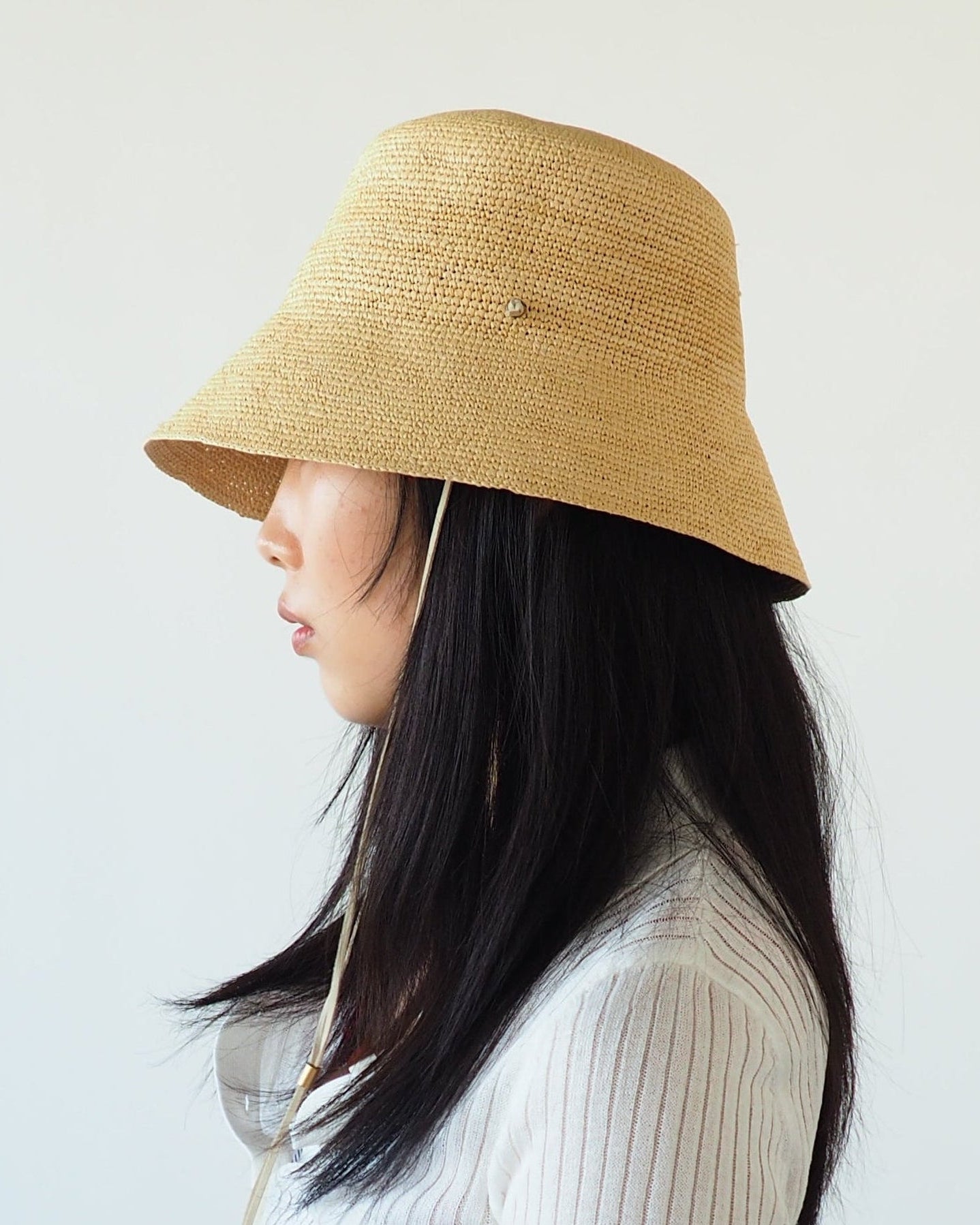 Aries Hat in Tan Toquilla Straw - CLYDE